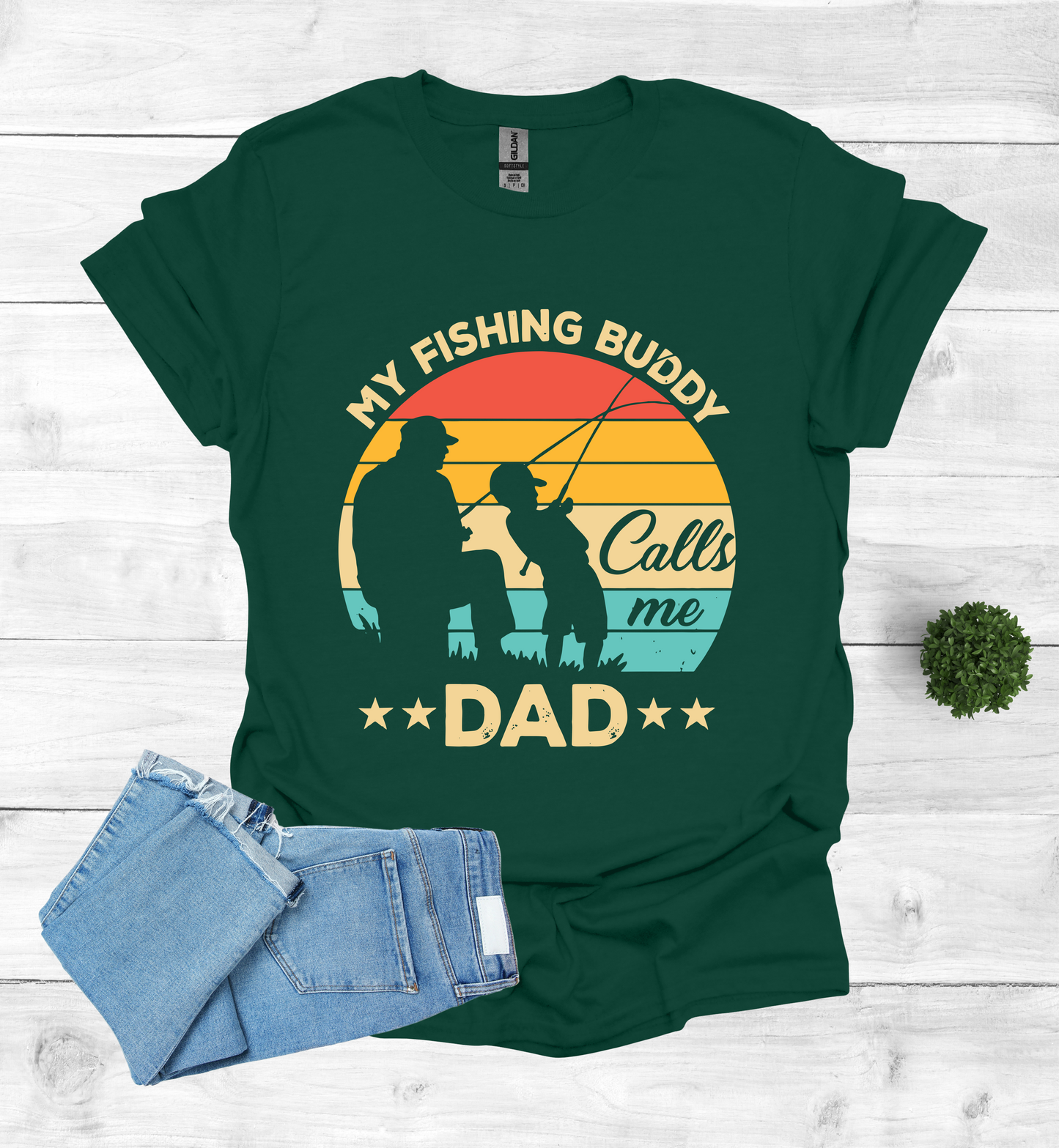 My Fishing Buddy calls me Dad T-Shirt
