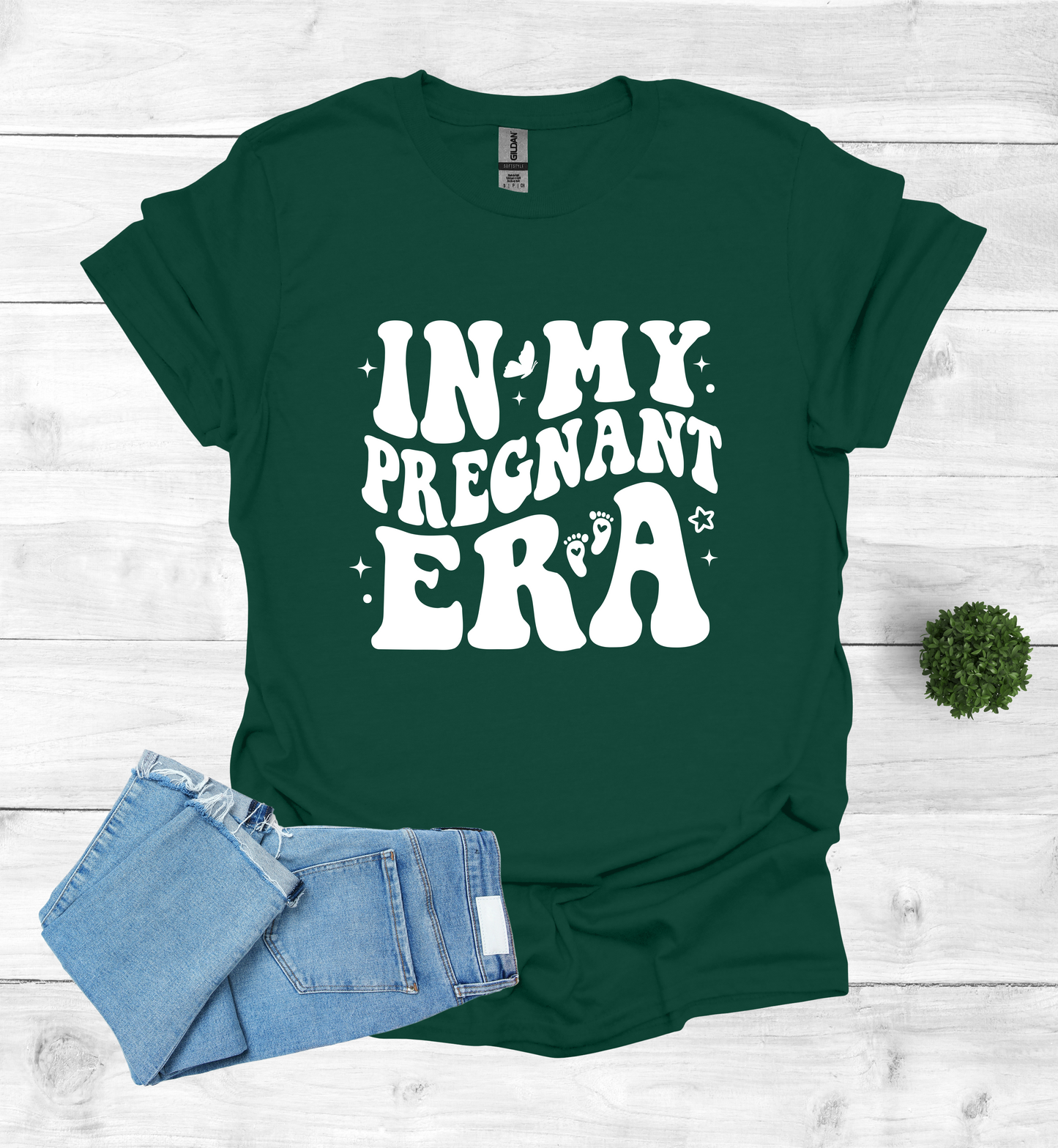 In my pregnant ERA t-shirt