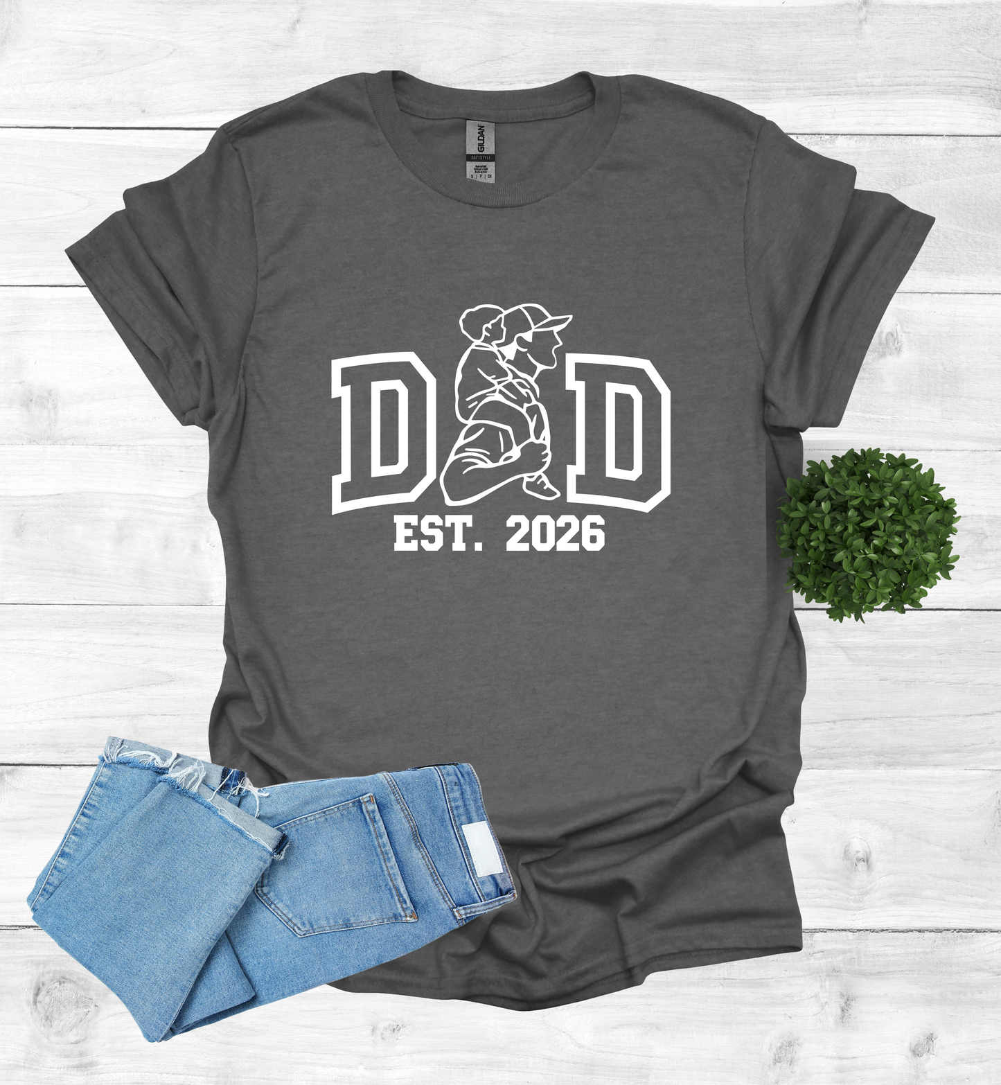 Dad EST 2026 shirt