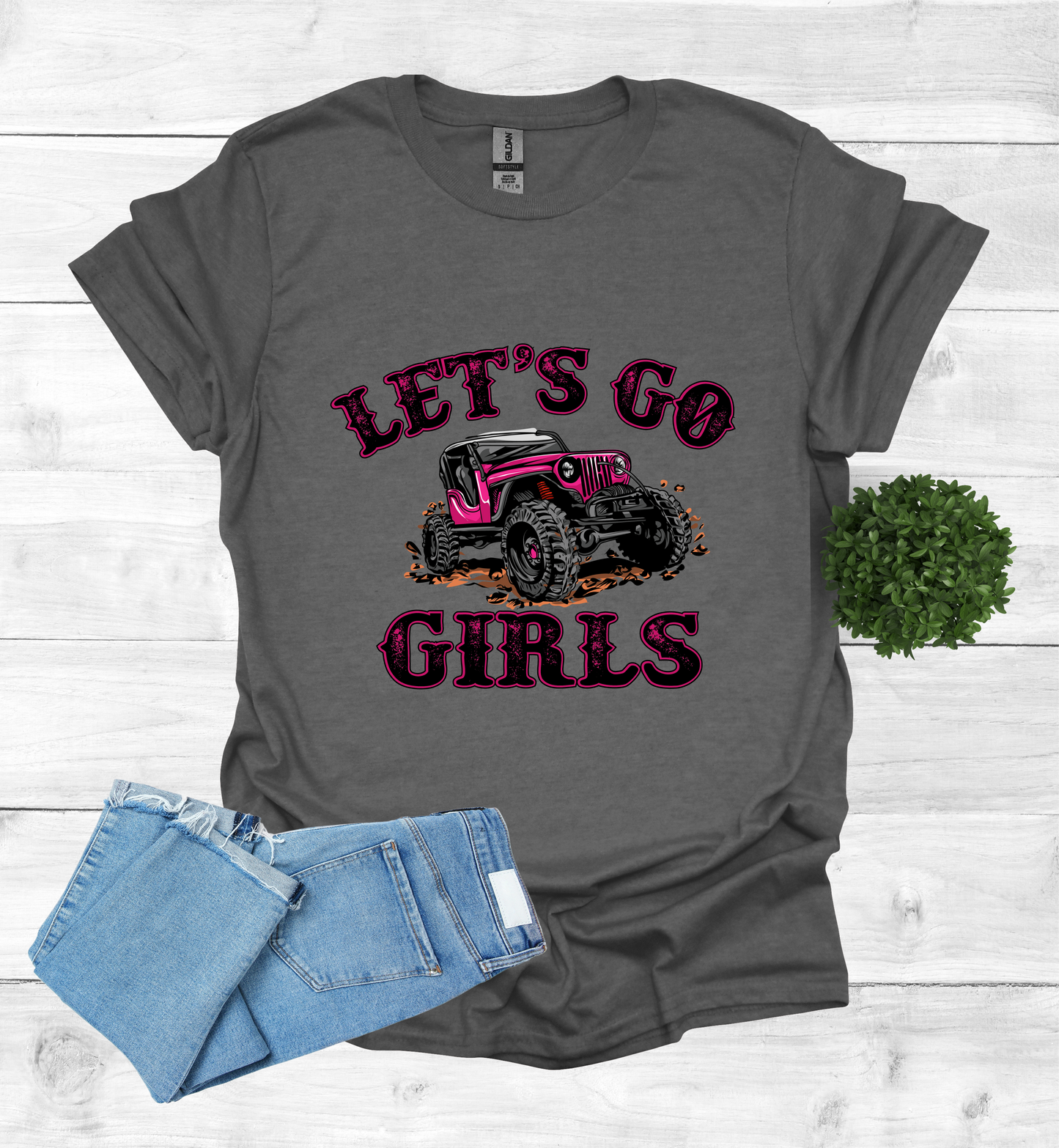 Let's Go Girls jeep mudding scene