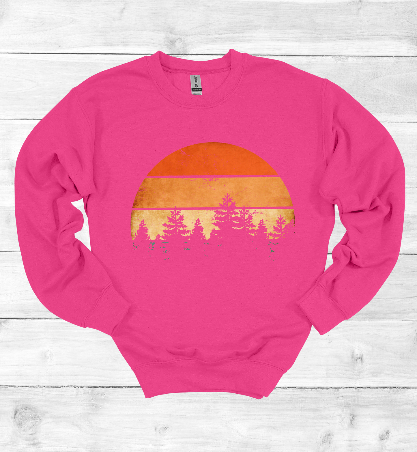 Vintage retro sunset sweatshirt