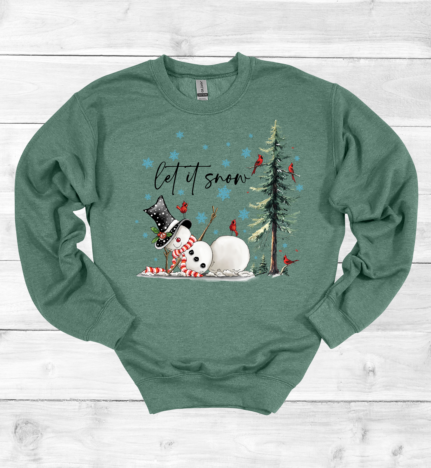 Christmas Let It Snow Crew Neck Sweater