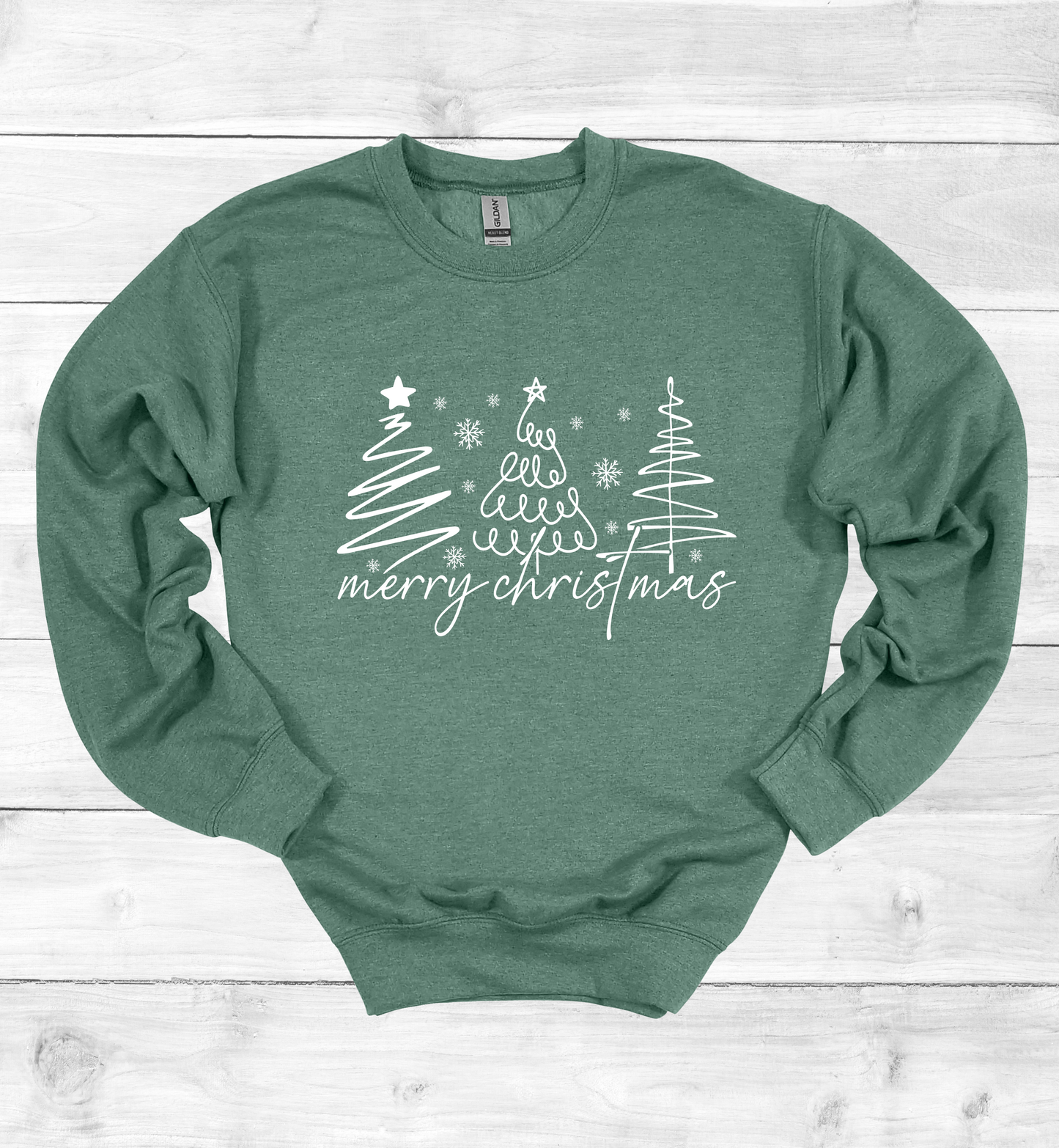 Christmas Trees Merry Christmas Sweatshirt