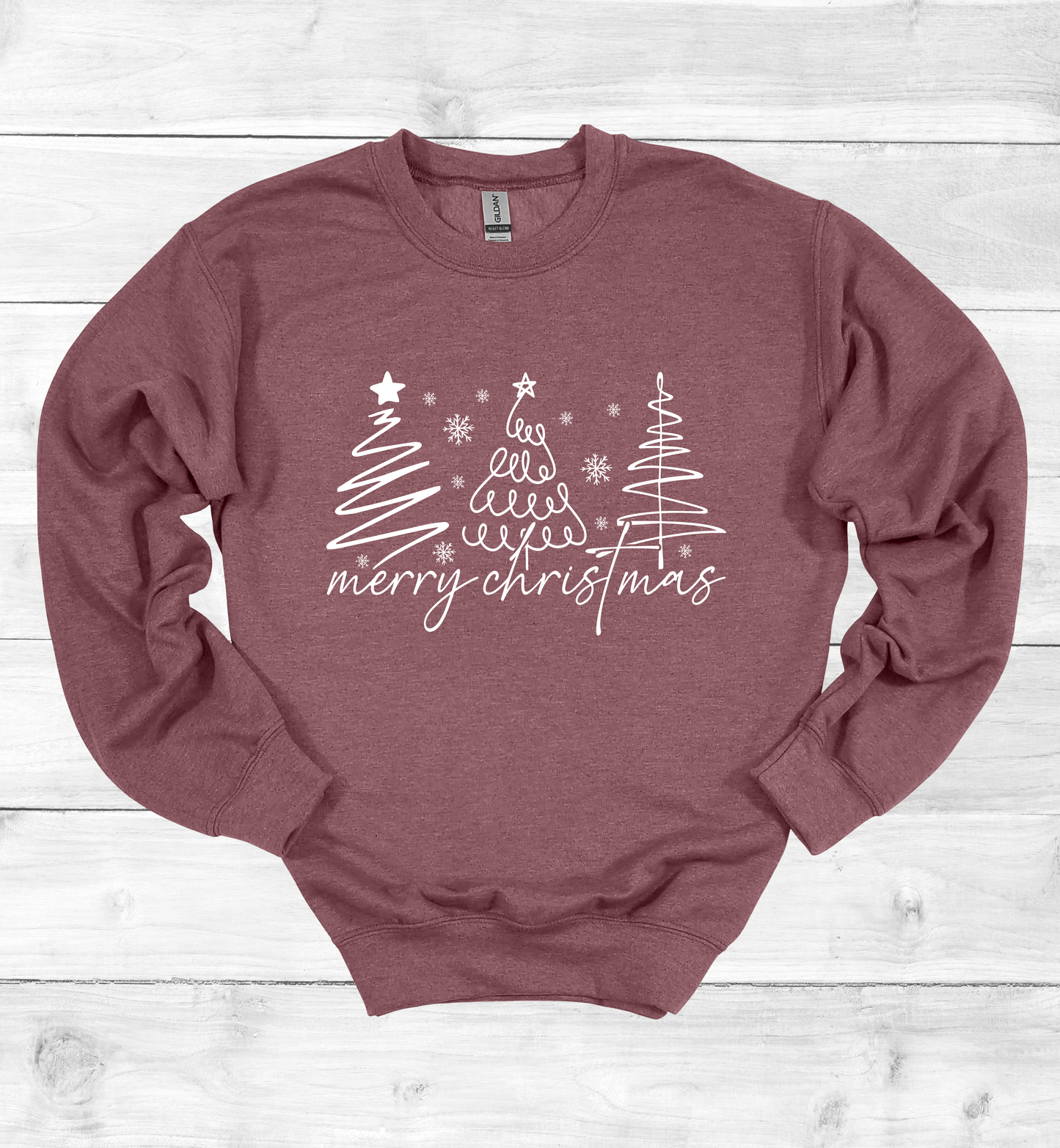 Christmas Trees Merry Christmas Sweatshirt