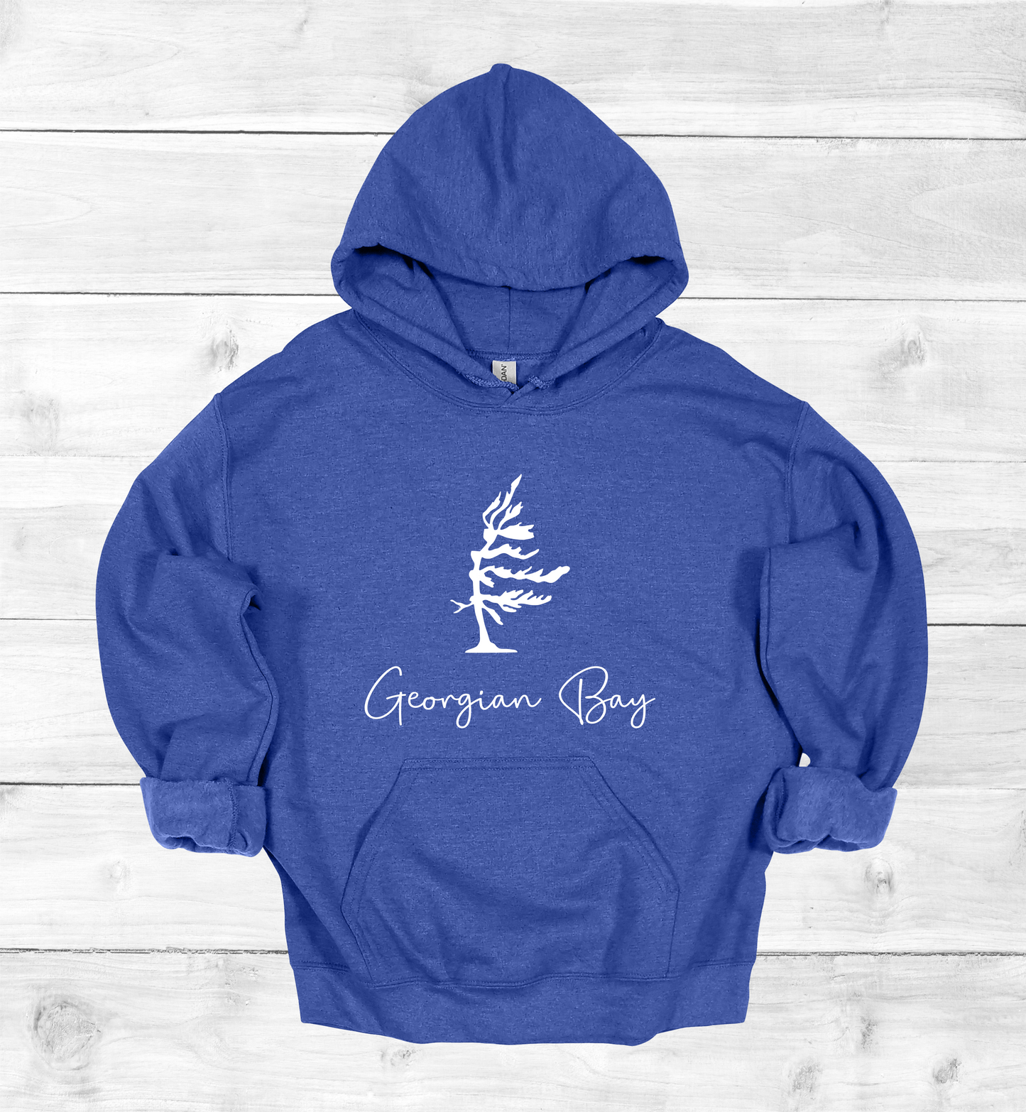 Georgian Bay Wind swept pine tree hoodie