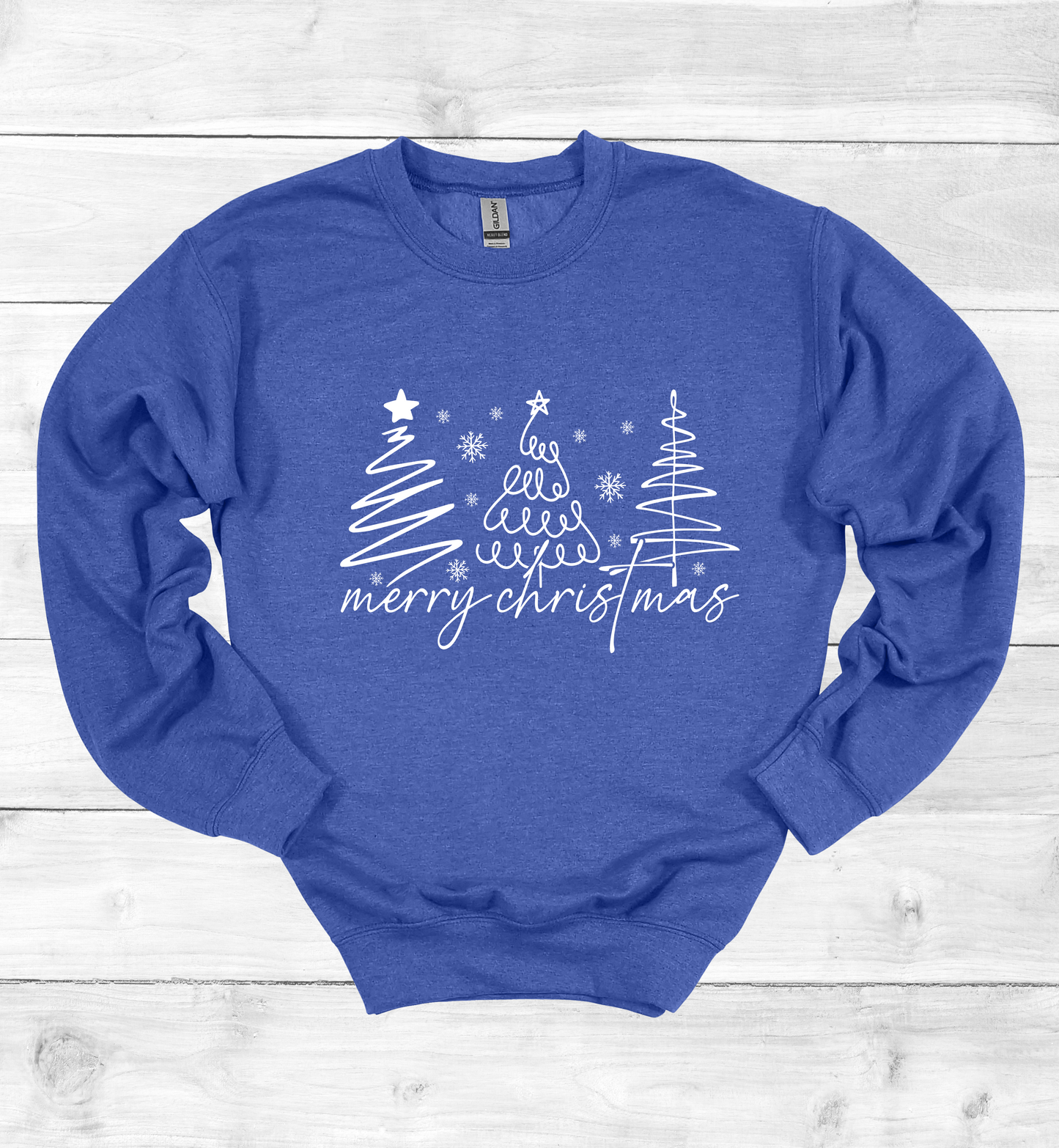 Christmas Trees Merry Christmas Sweatshirt