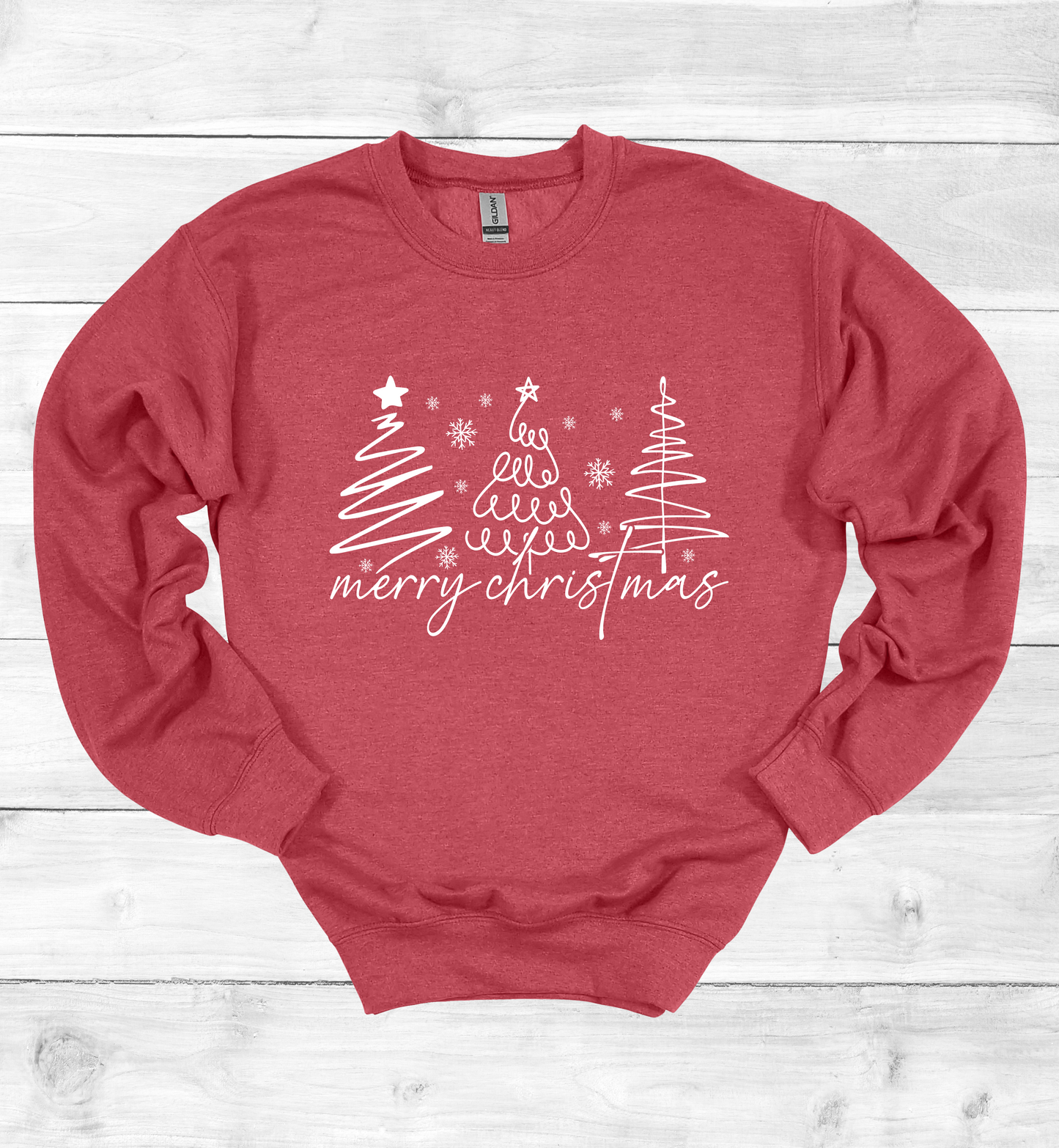 Christmas Trees Merry Christmas Sweatshirt
