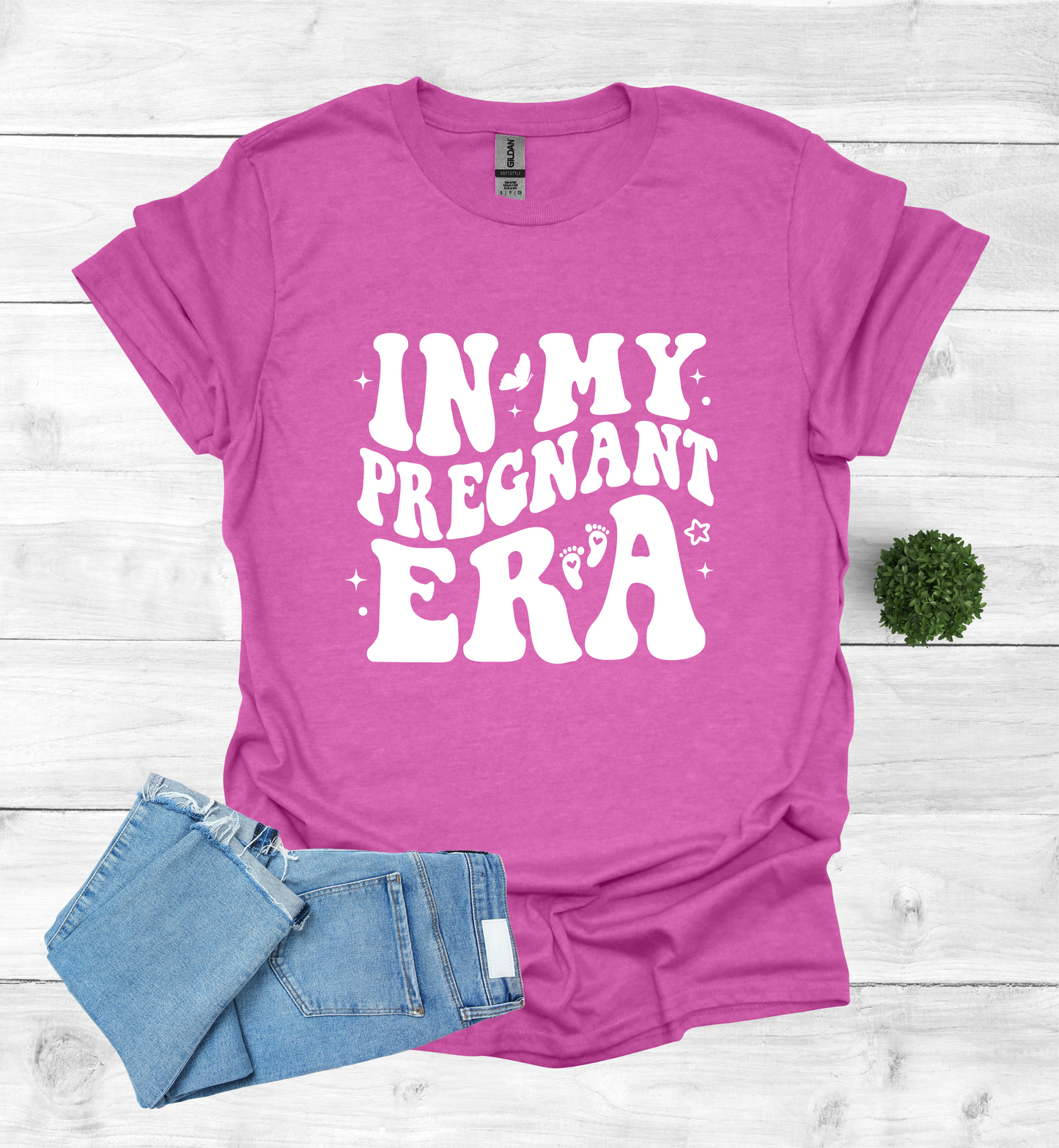 In my pregnant ERA t-shirt
