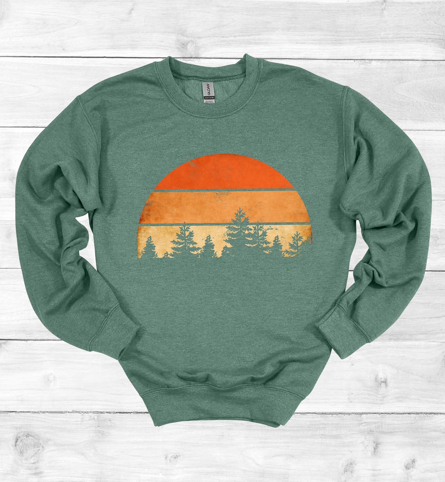 Vintage retro sunset sweatshirt