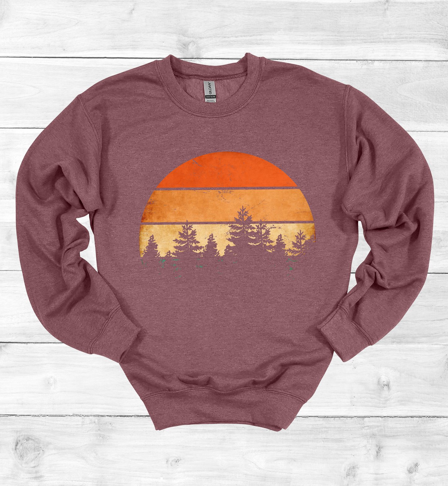 Vintage retro sunset sweatshirt