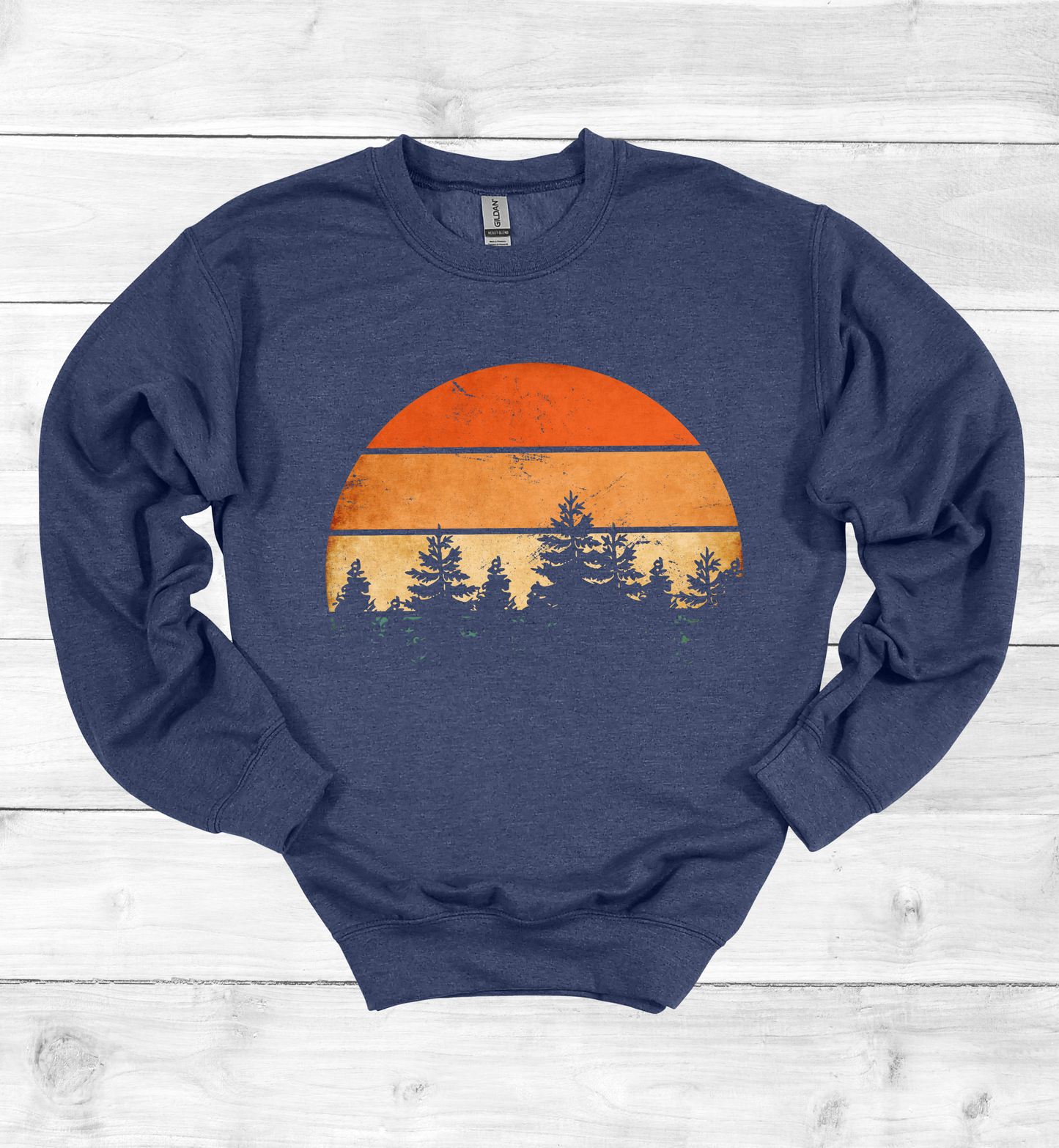 Vintage retro sunset sweatshirt