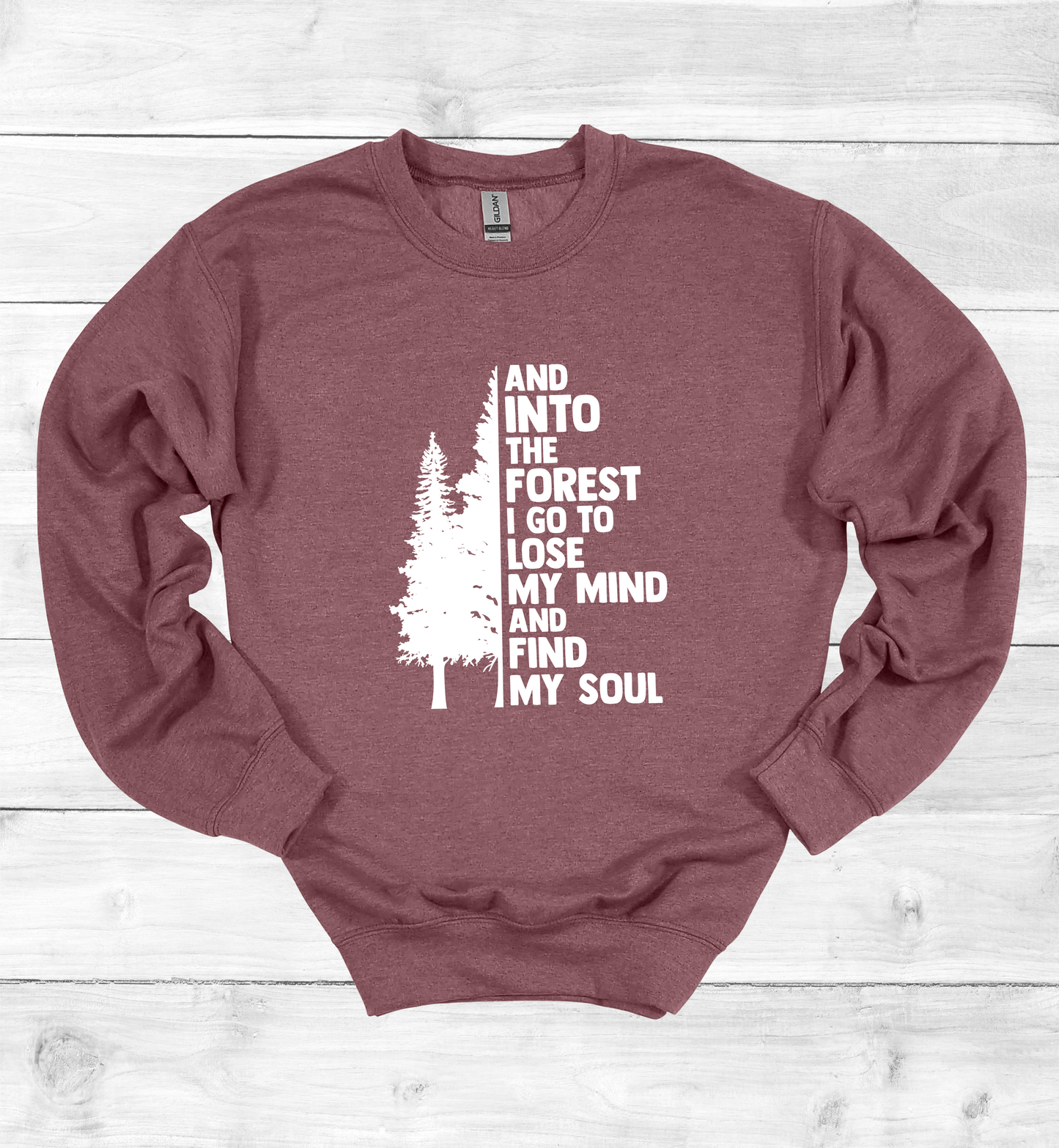 And Into The Forest I Go Crewneck Sweatshirt