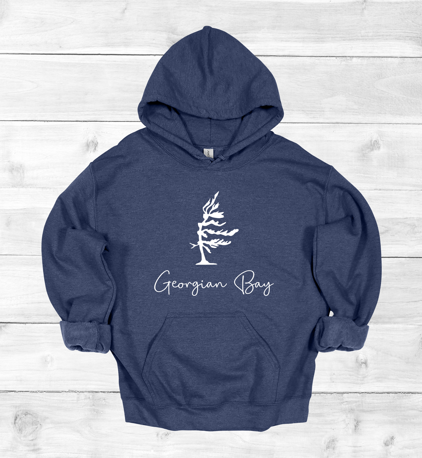 Georgian Bay Wind swept pine tree hoodie