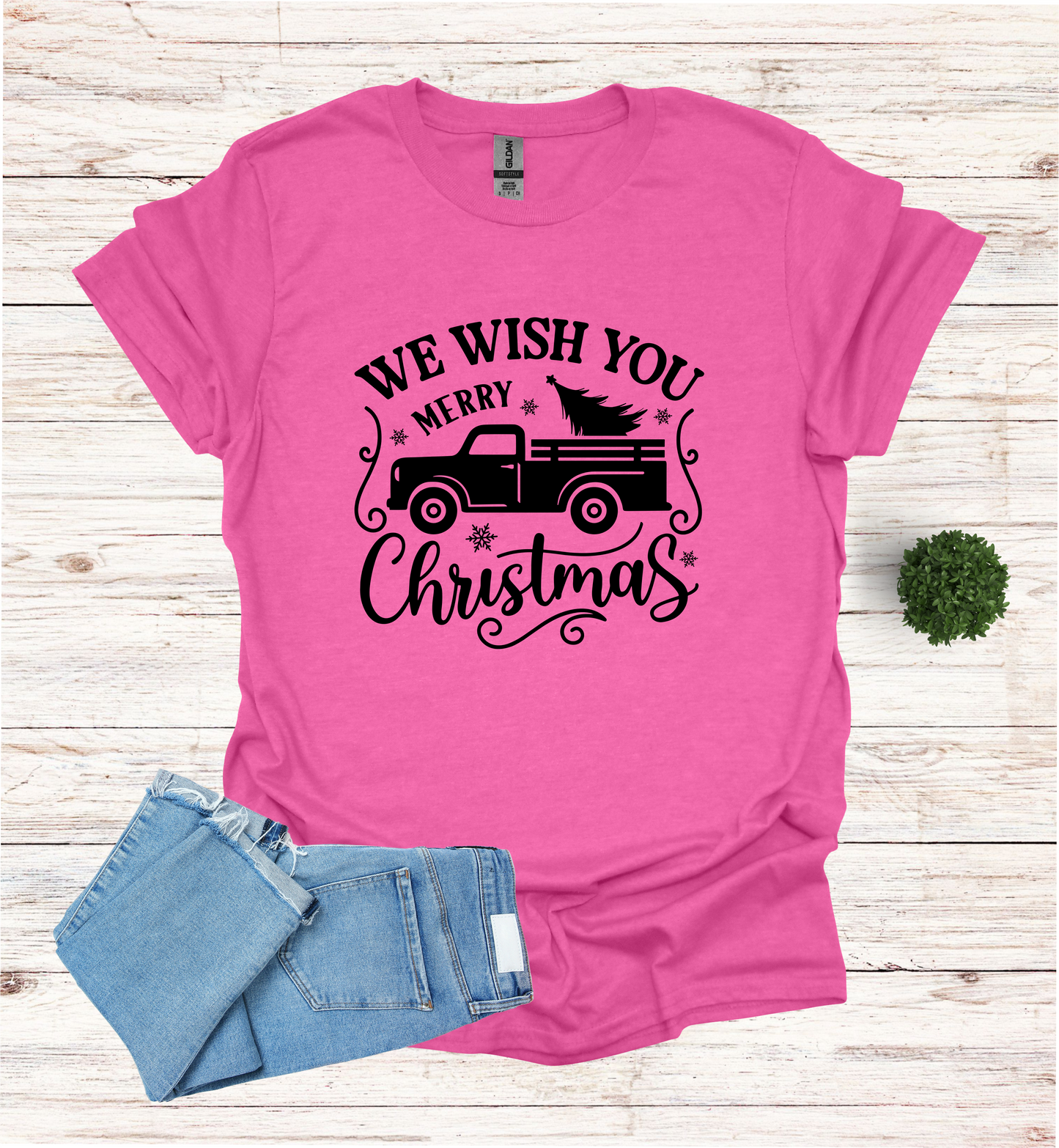 Vintage Truck with a Christmas Tree