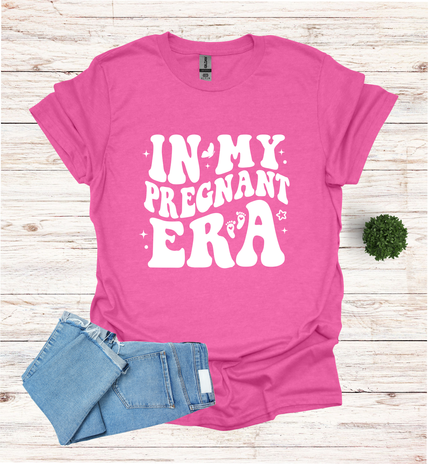 In my pregnant ERA t-shirt
