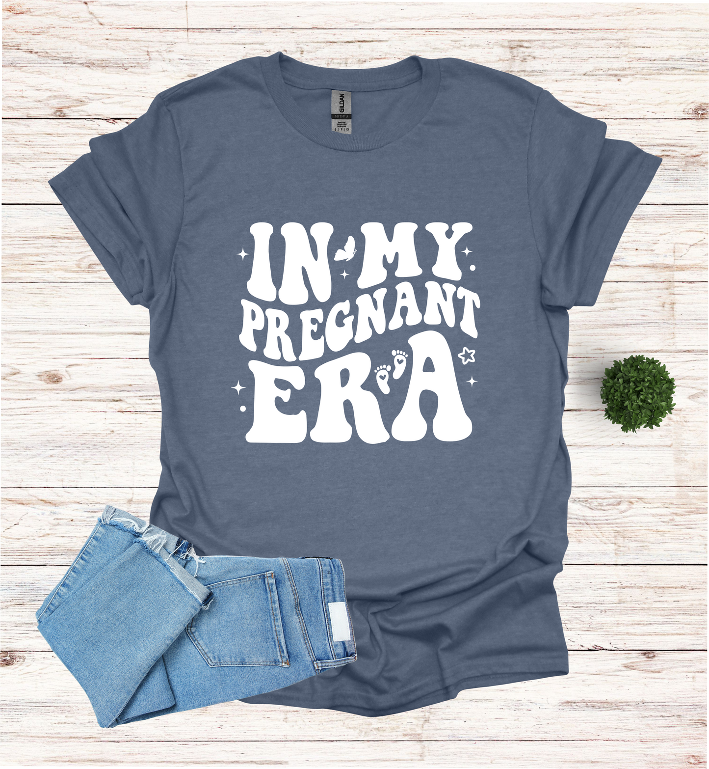 In my pregnant ERA t-shirt