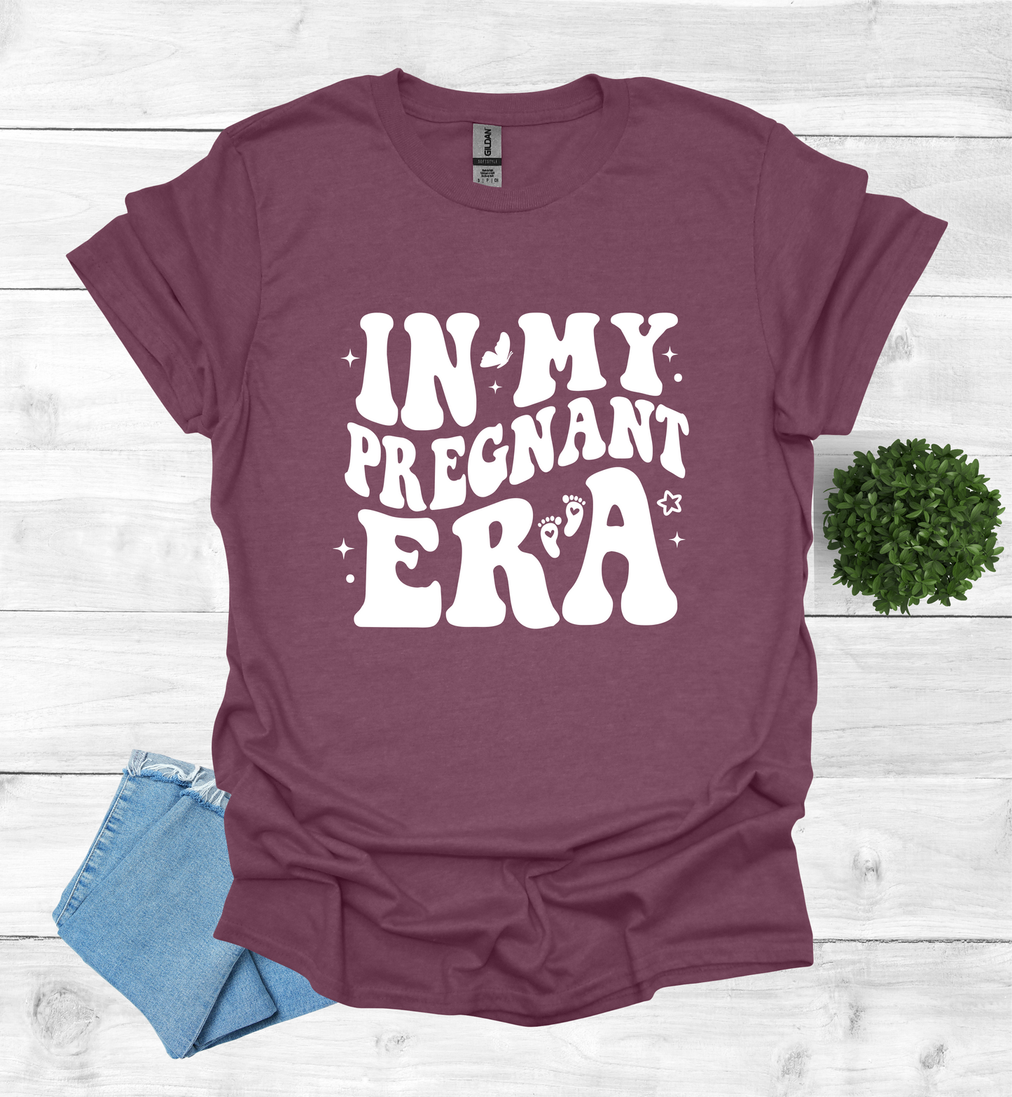 In my pregnant ERA t-shirt