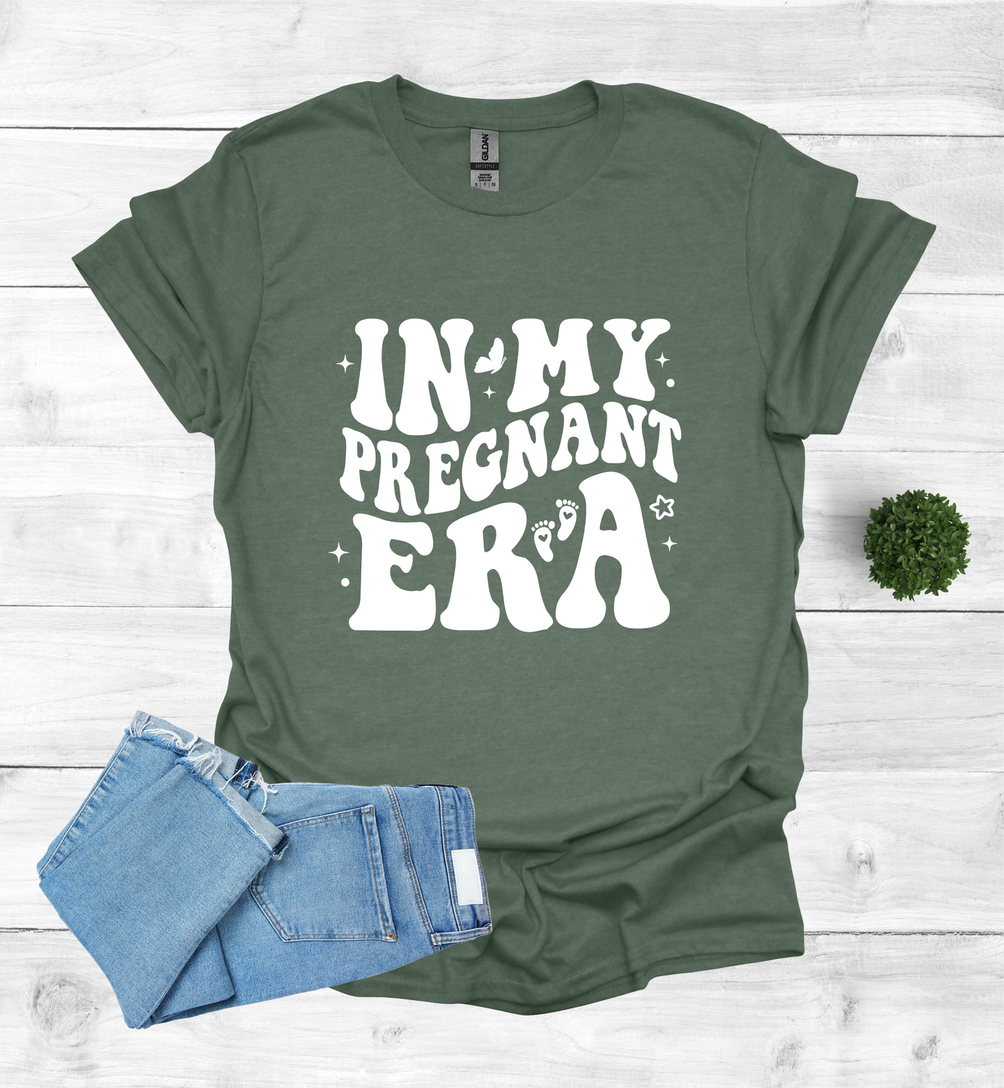 In my pregnant ERA t-shirt