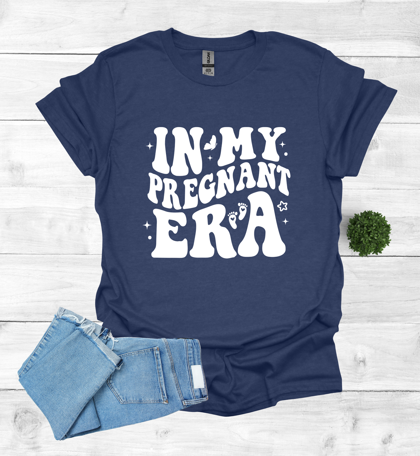 In my pregnant ERA t-shirt