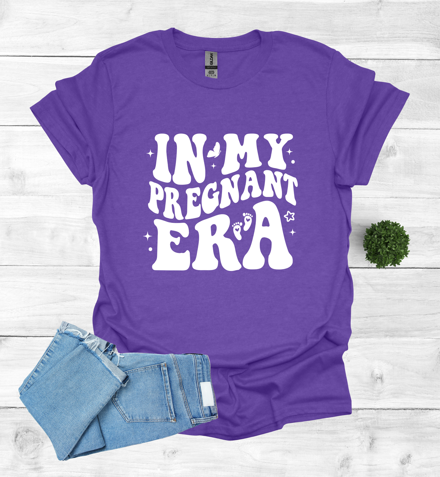In my pregnant ERA t-shirt
