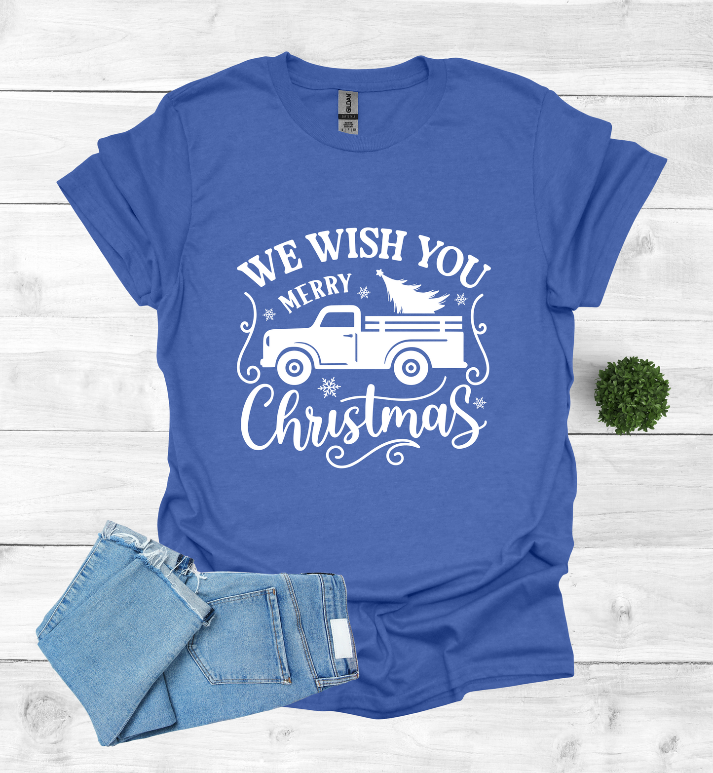 Vintage Truck with a Christmas Tree