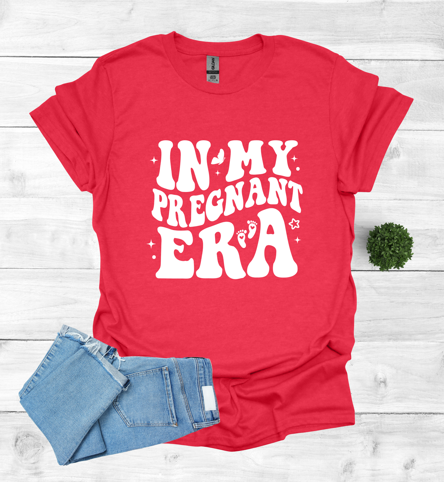 In my pregnant ERA t-shirt