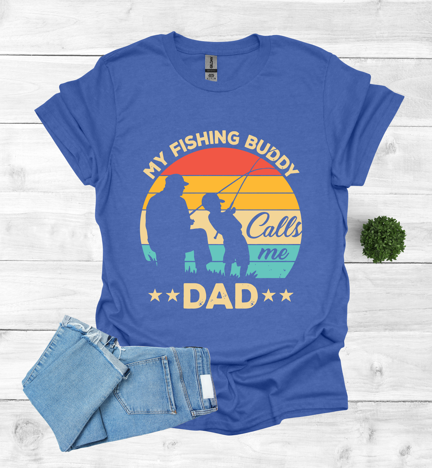 My Fishing Buddy calls me Dad T-Shirt
