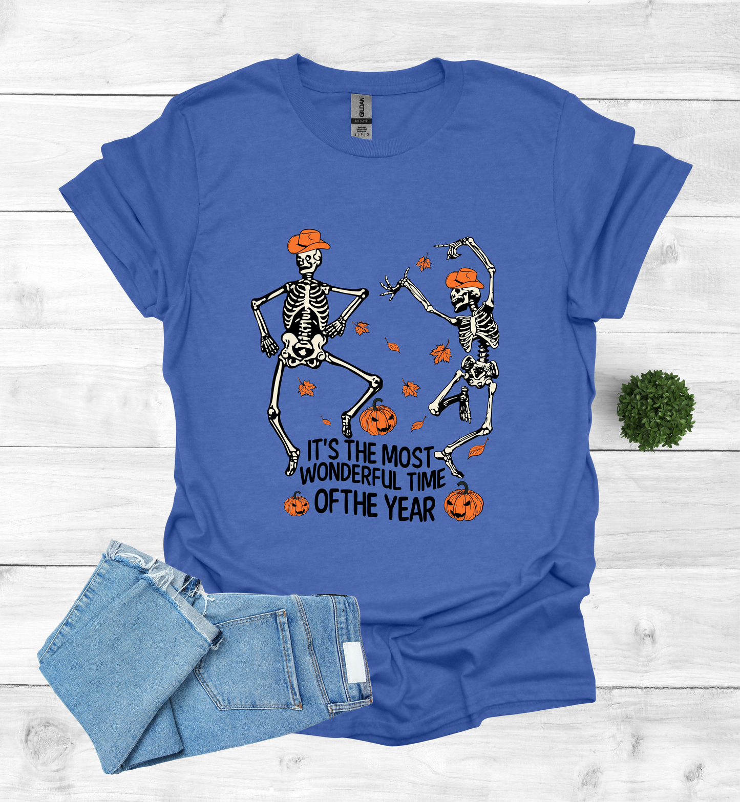 Halloween Skeletons dancing most wonderful time of Year