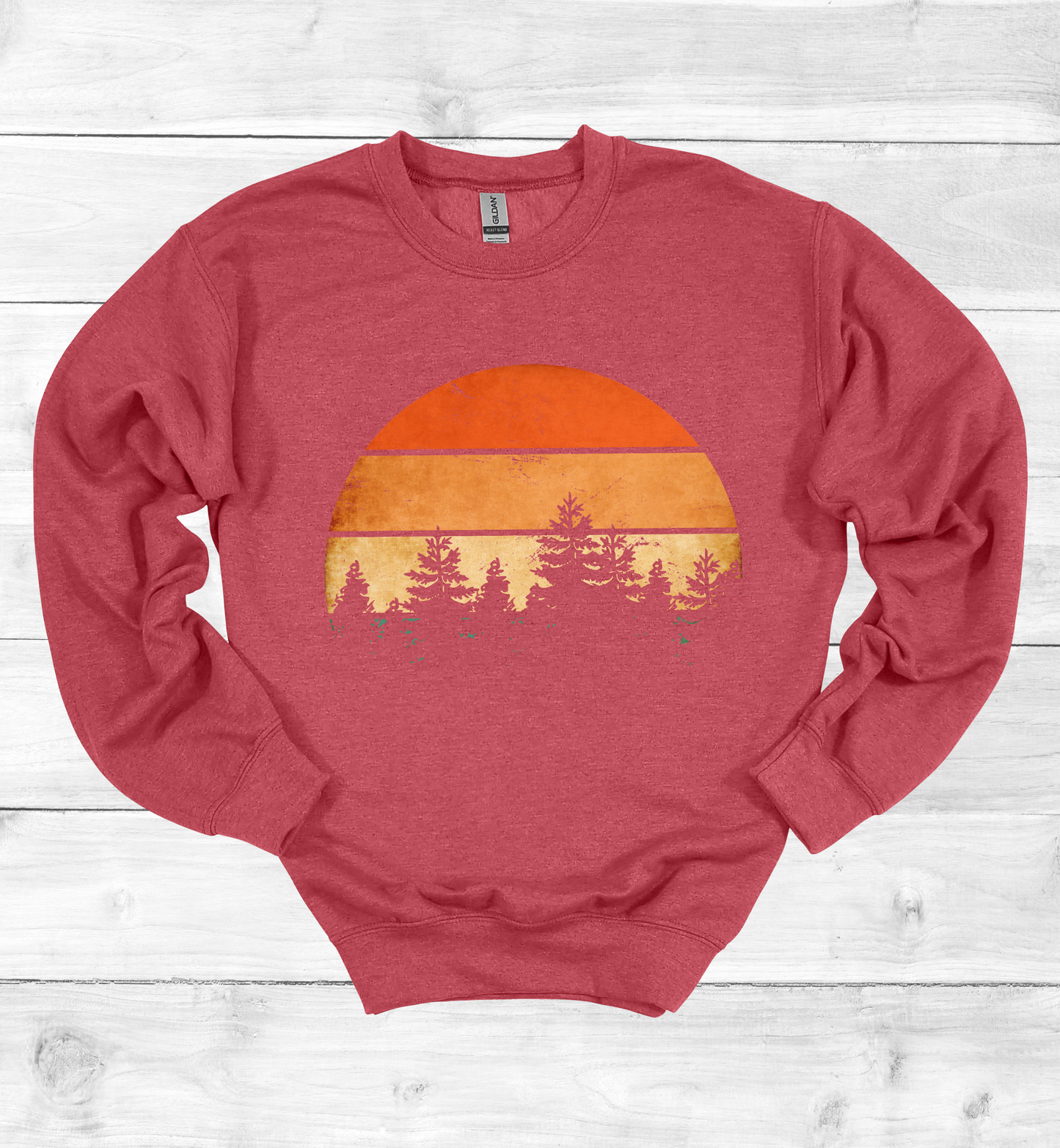Vintage retro sunset sweatshirt