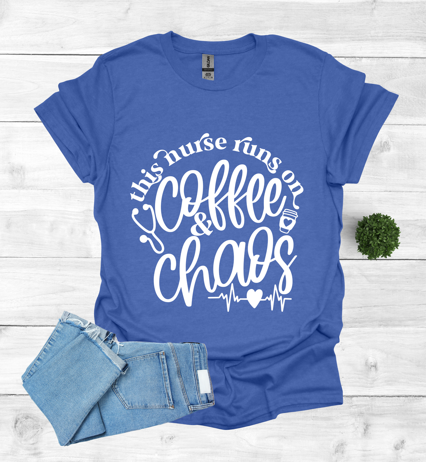 This Nurse Runs on Coffee and Chaos Shirt