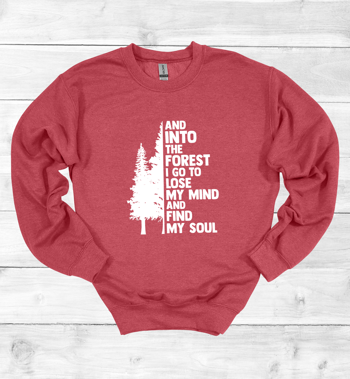 And Into The Forest I Go Crewneck Sweatshirt