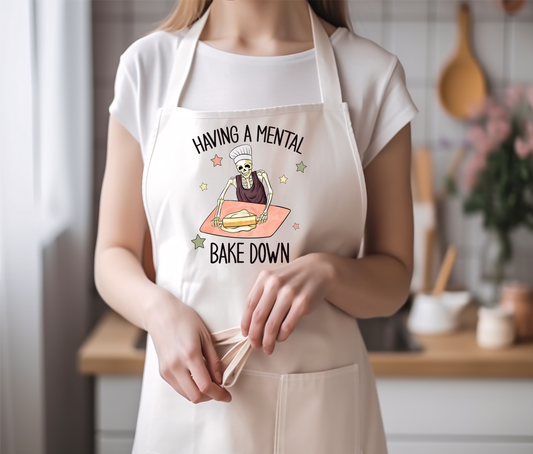 Having a Mental Bake down apron