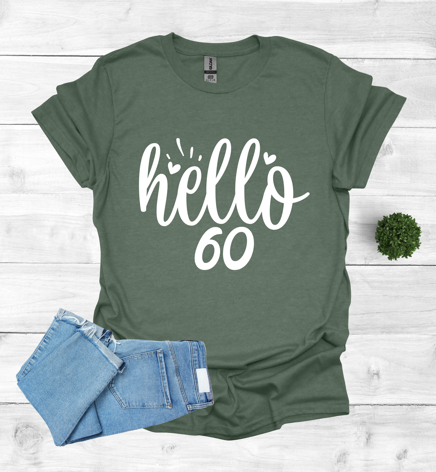 Hello 60 Birthday Shirt