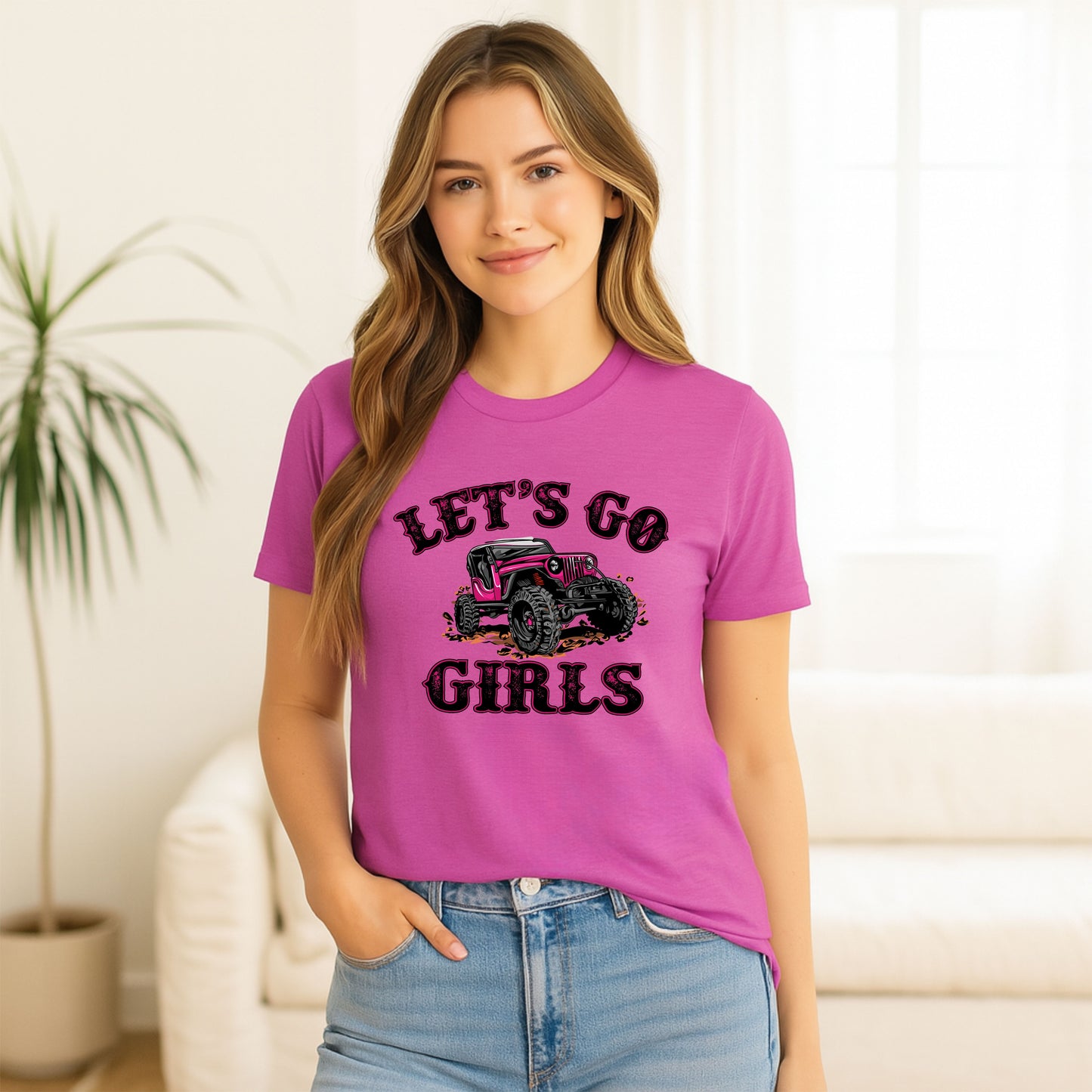 Let's Go Girls jeep mudding scene