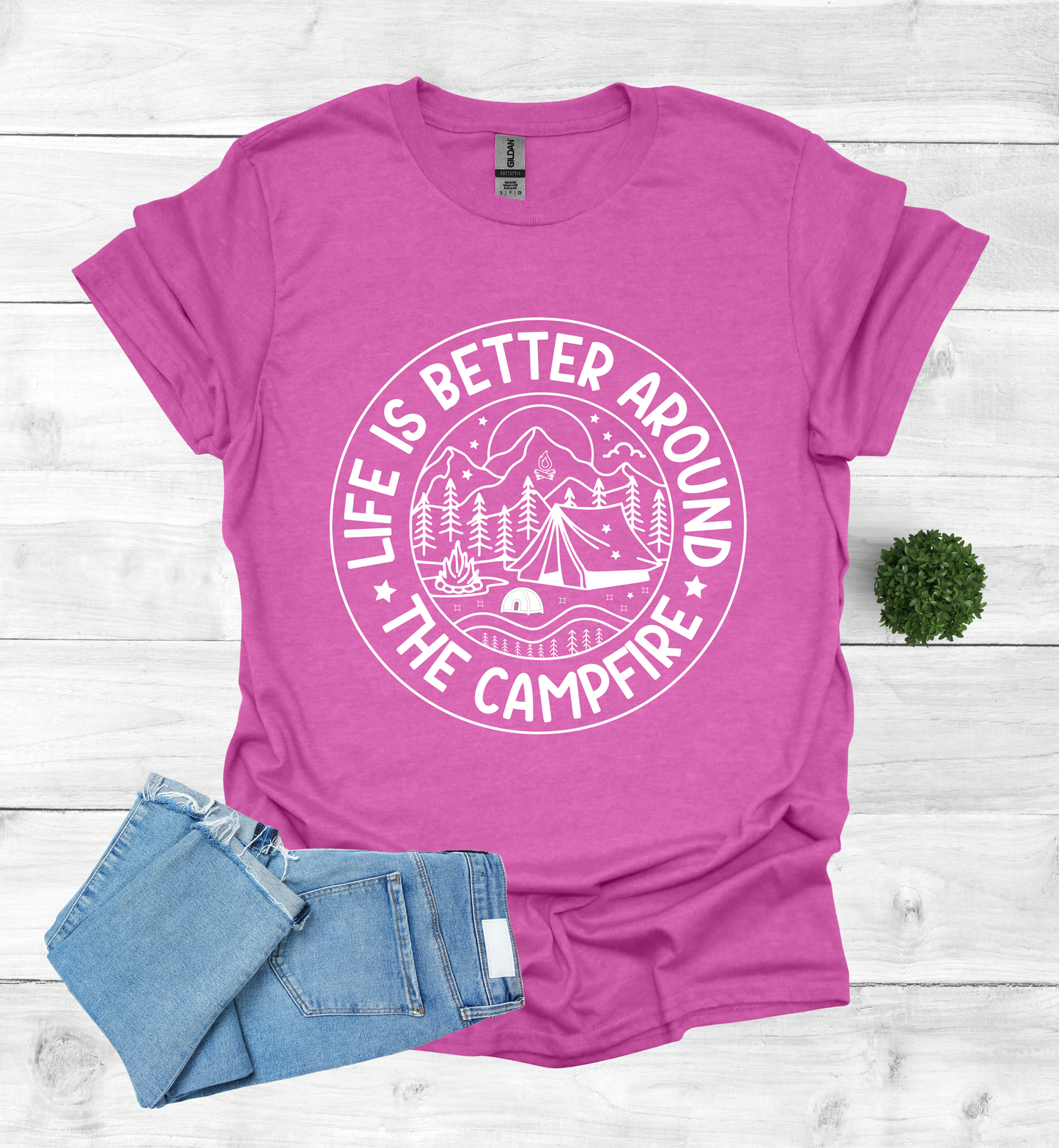 Life is better around the campfire shirt