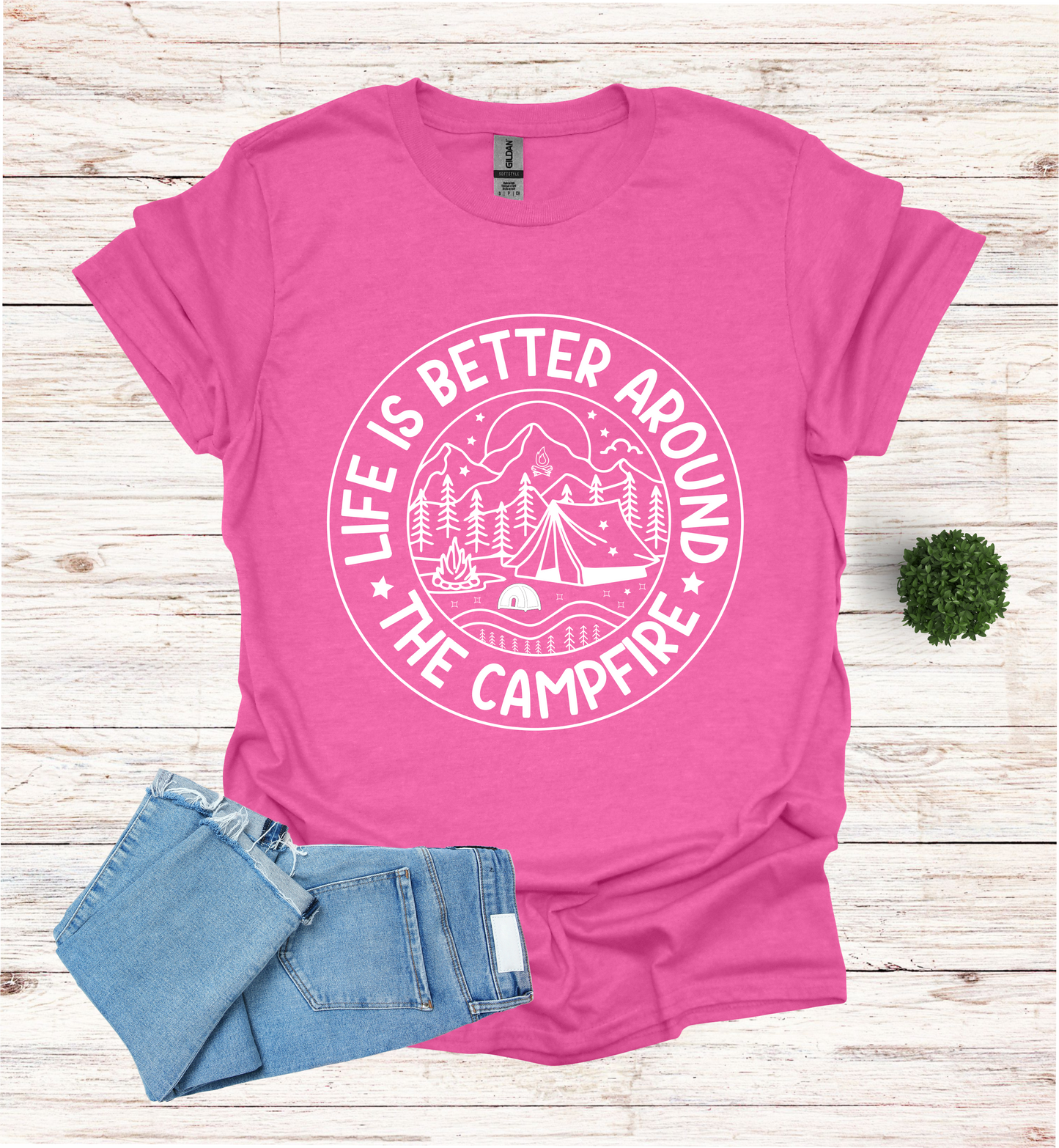 Life is better around the campfire shirt