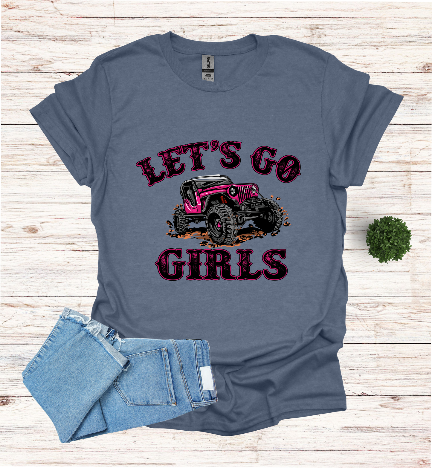 Let's Go Girls jeep mudding scene