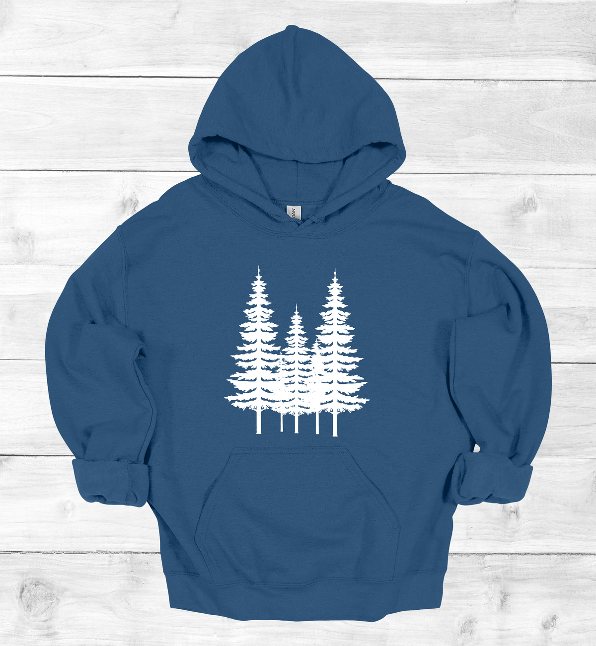 Forest Pine trees and single tree on the arms Sweatshirt