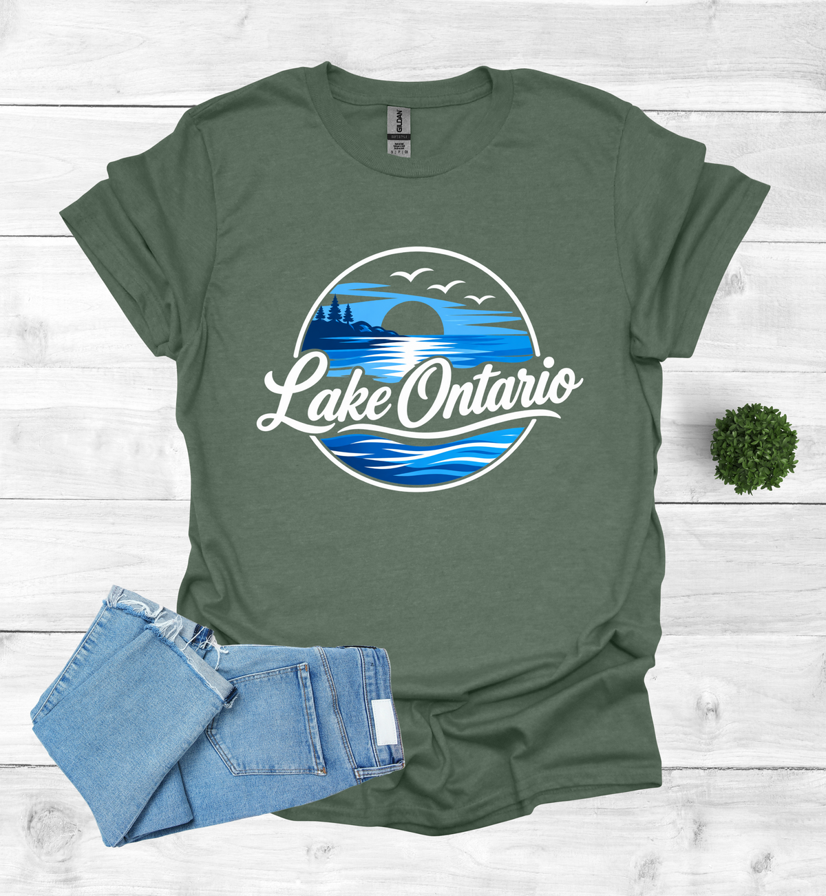 Lake Ontario Tee lake scene