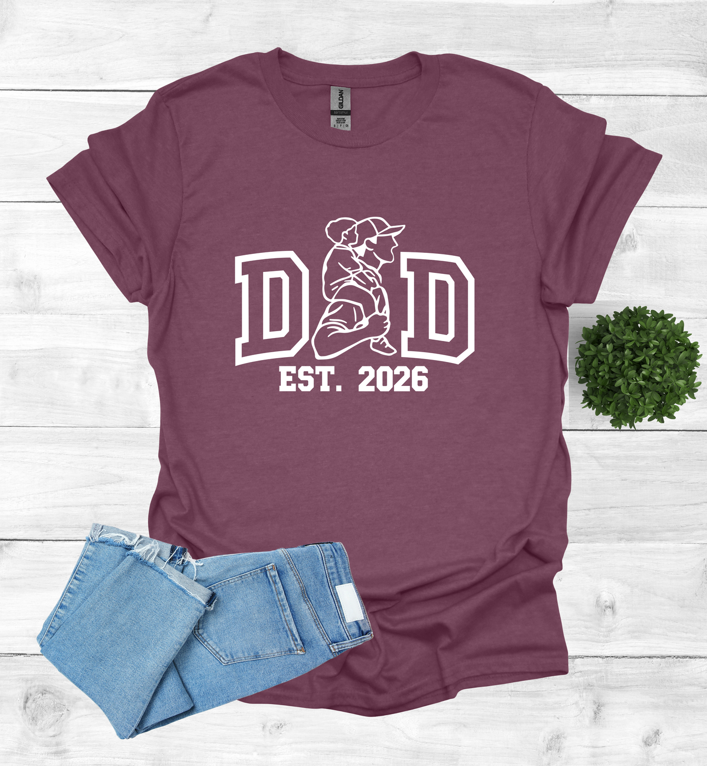 Dad EST 2026 shirt