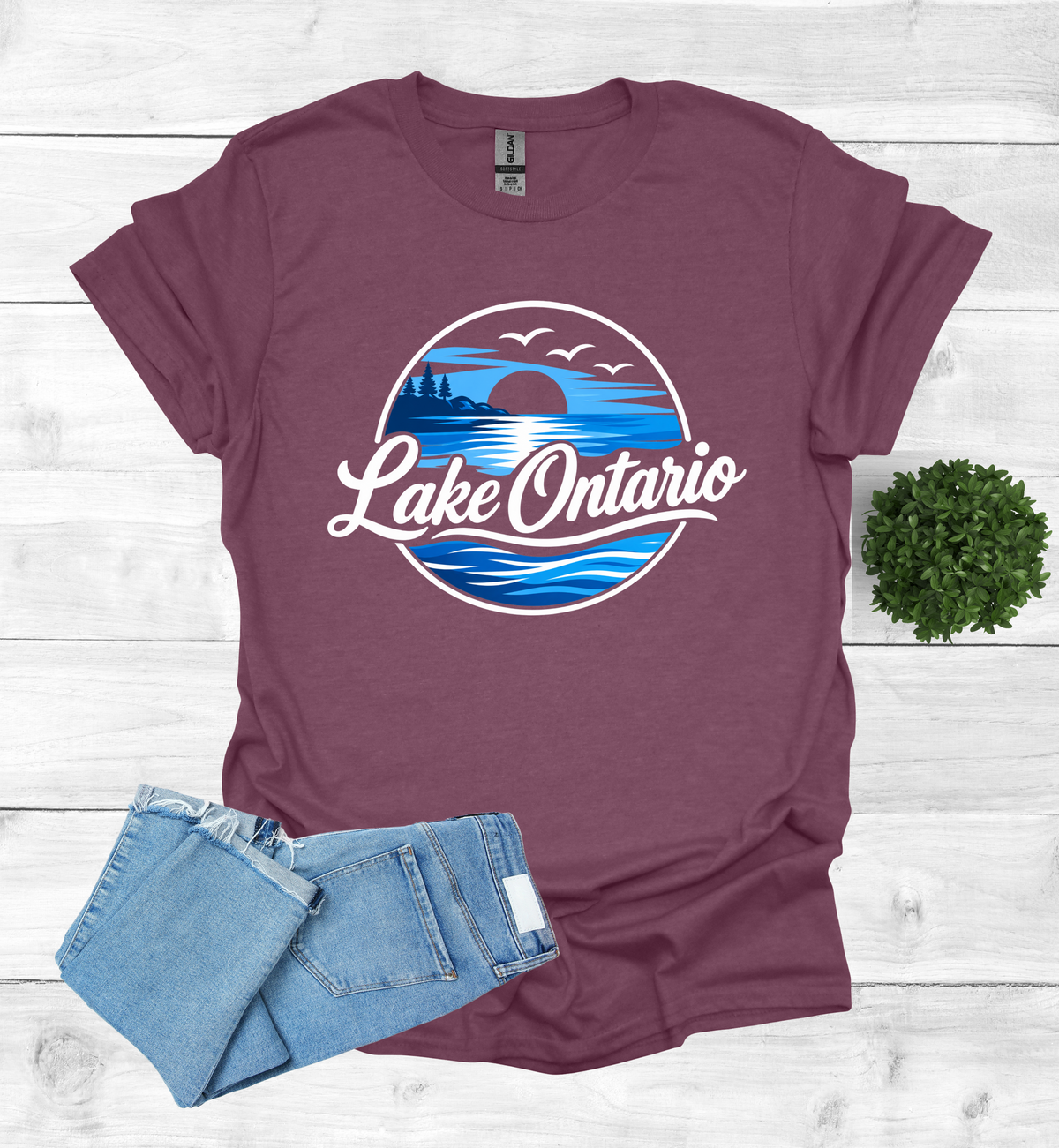 Lake Ontario Tee lake scene