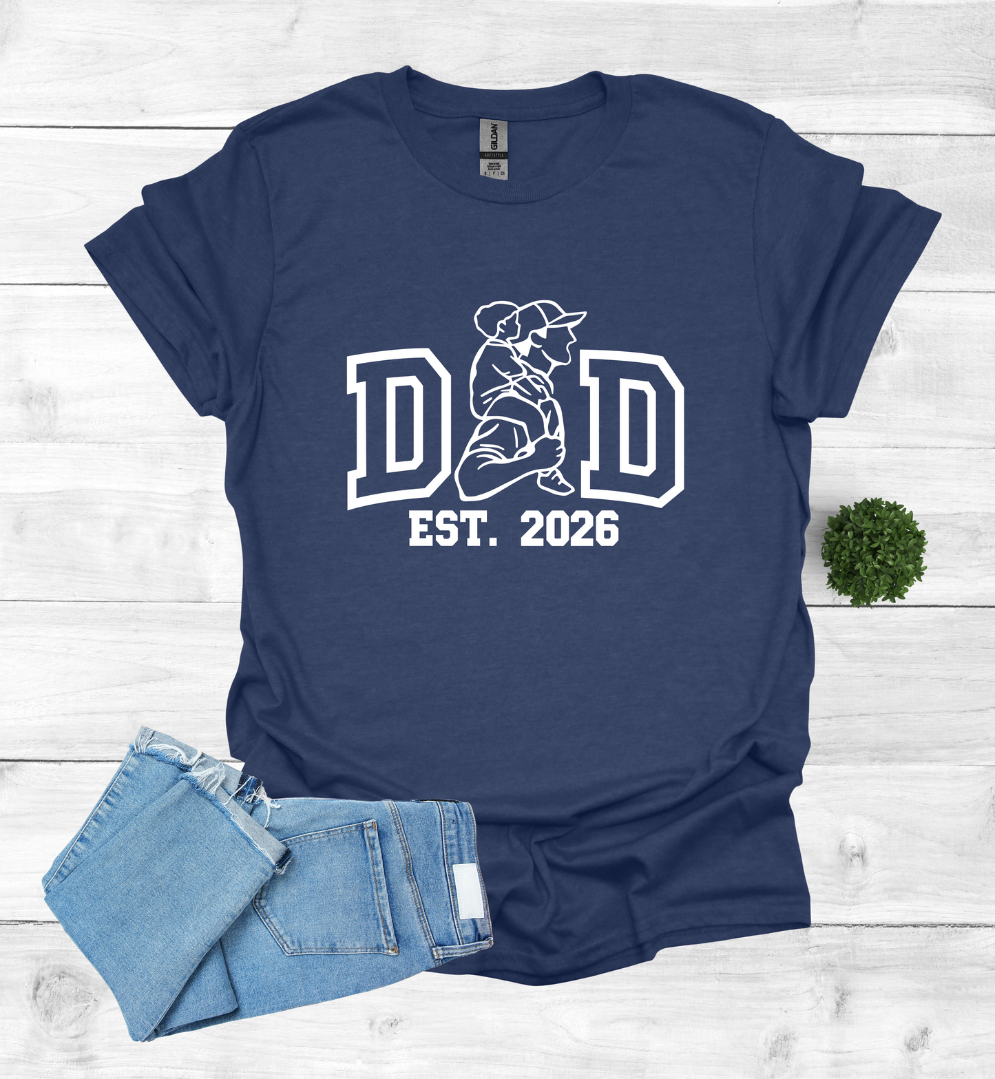 Dad EST 2026 shirt