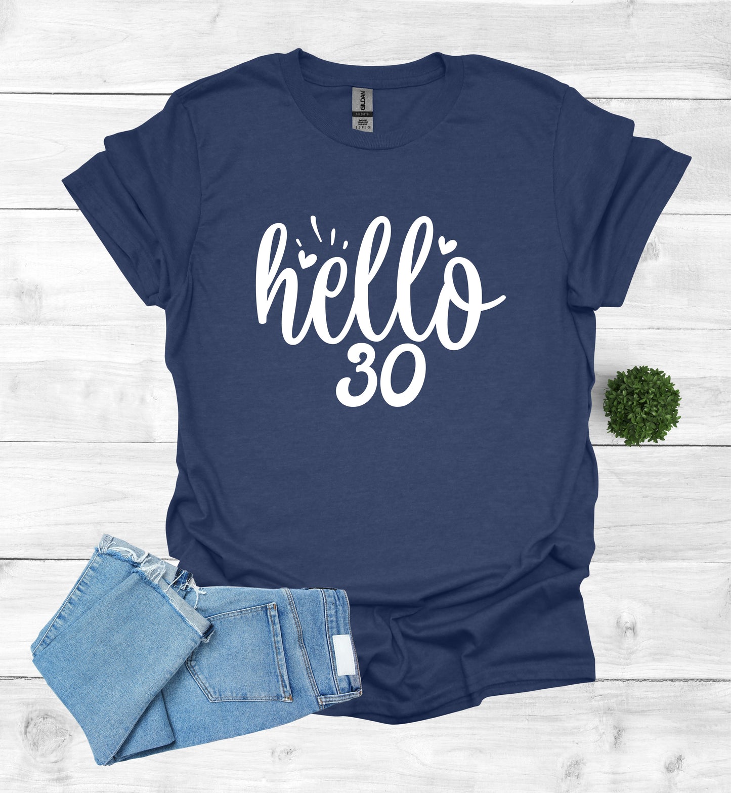 Hello 30 Birthday Shirt
