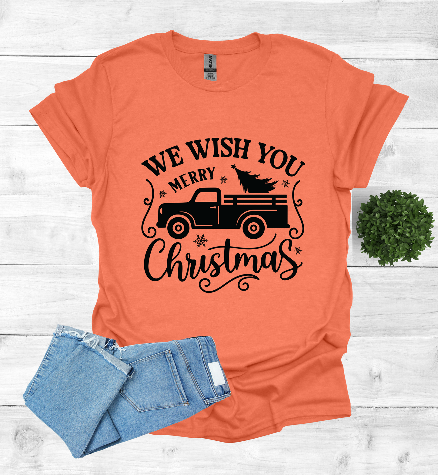 Vintage Truck with a Christmas Tree