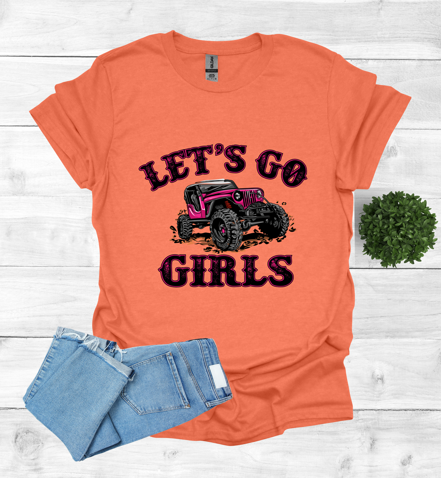 Let's Go Girls jeep mudding scene