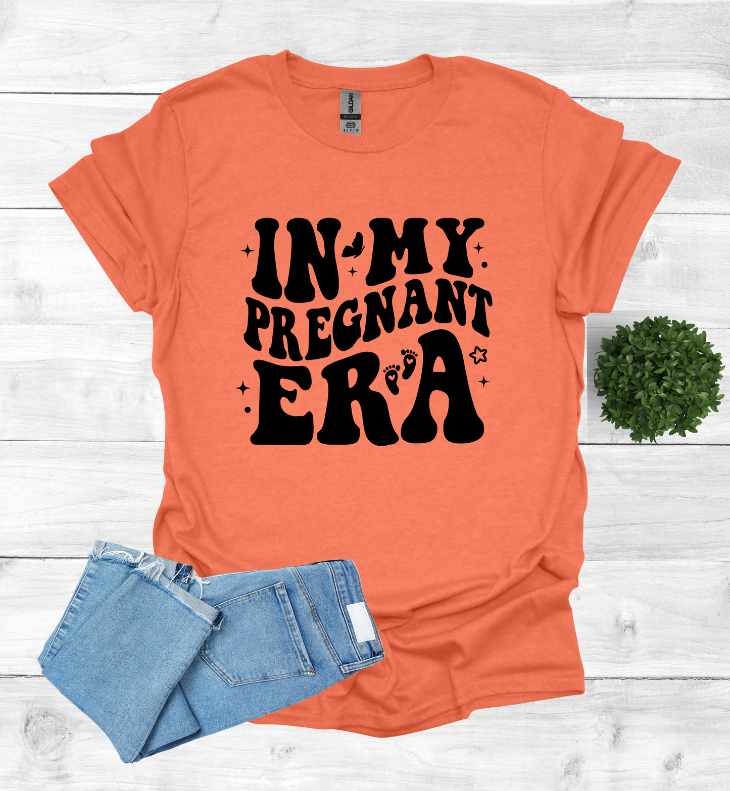 In my pregnant ERA t-shirt