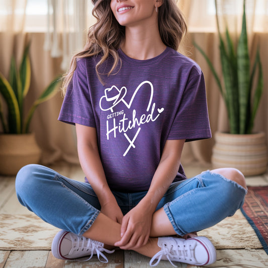 Getting Hitched and Heart shape and cowboy hat