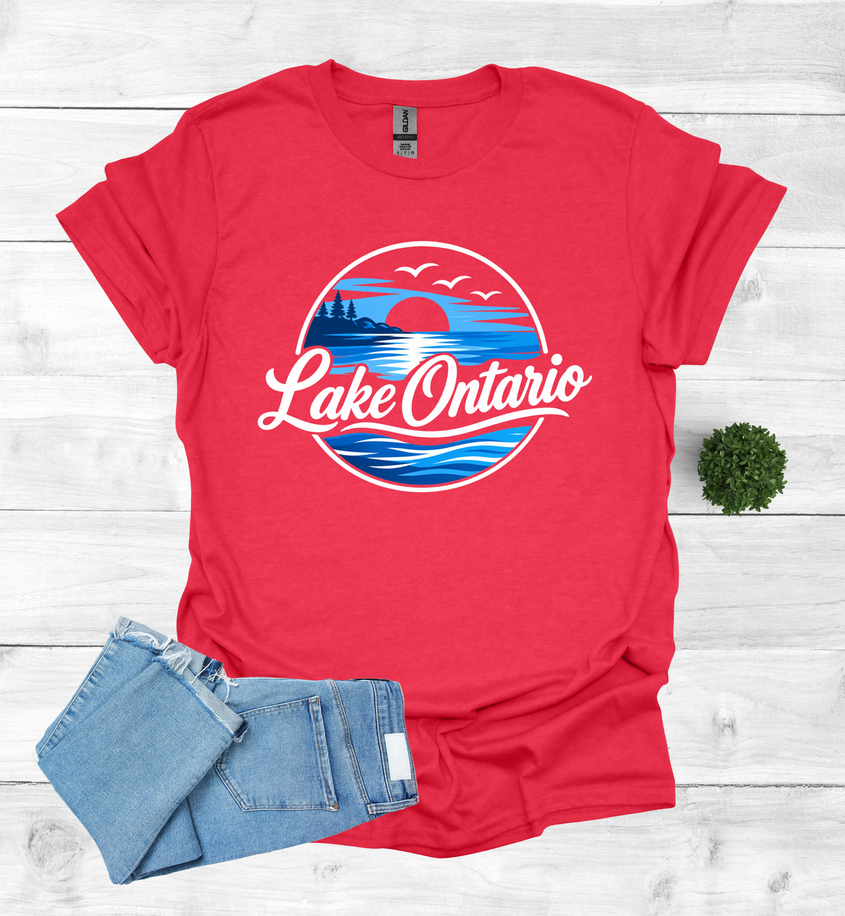Lake Ontario Tee lake scene