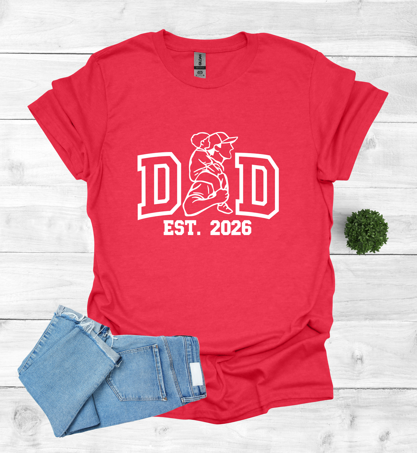 Dad EST 2026 shirt
