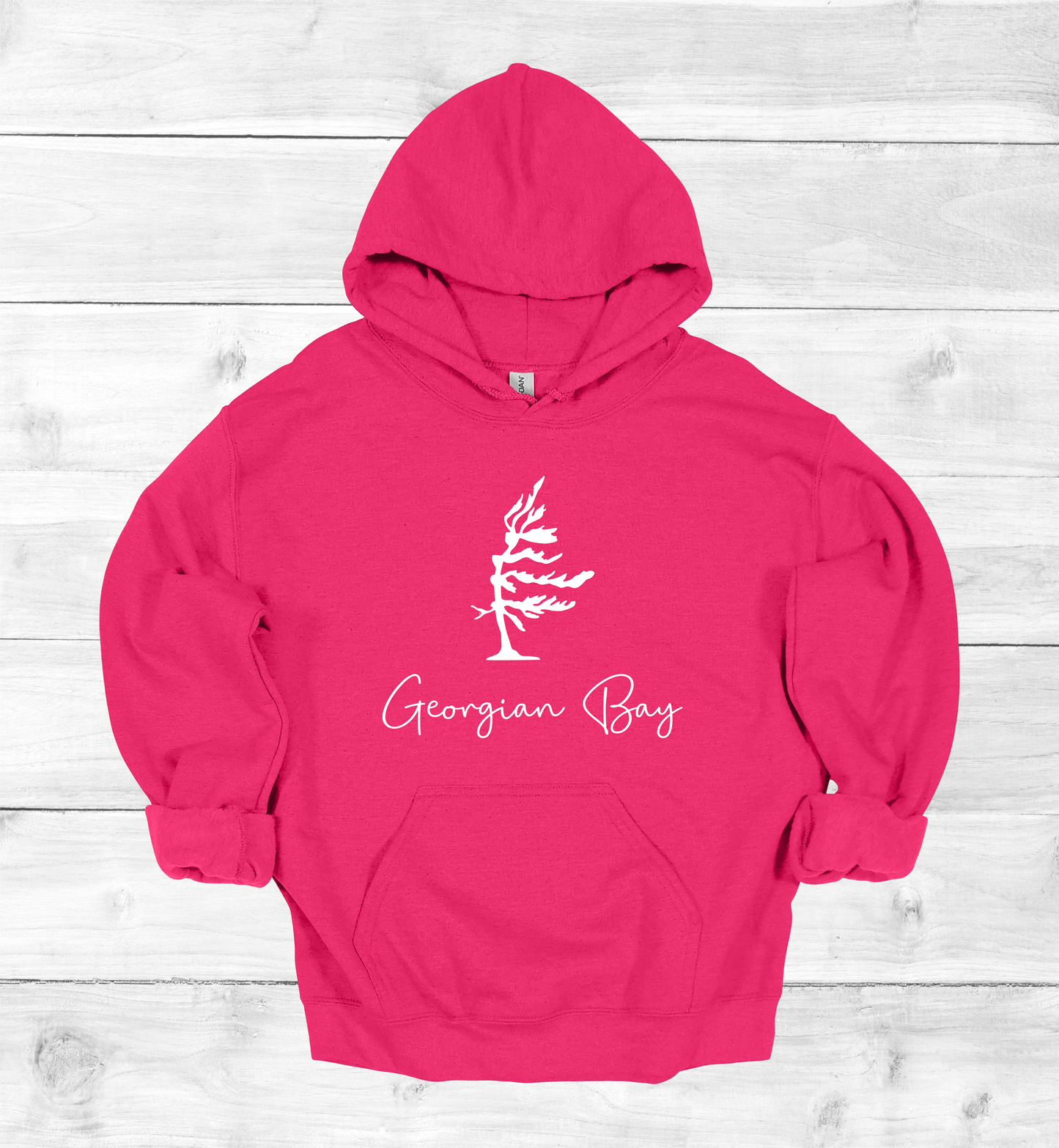 Georgian Bay Wind swept pine tree hoodie